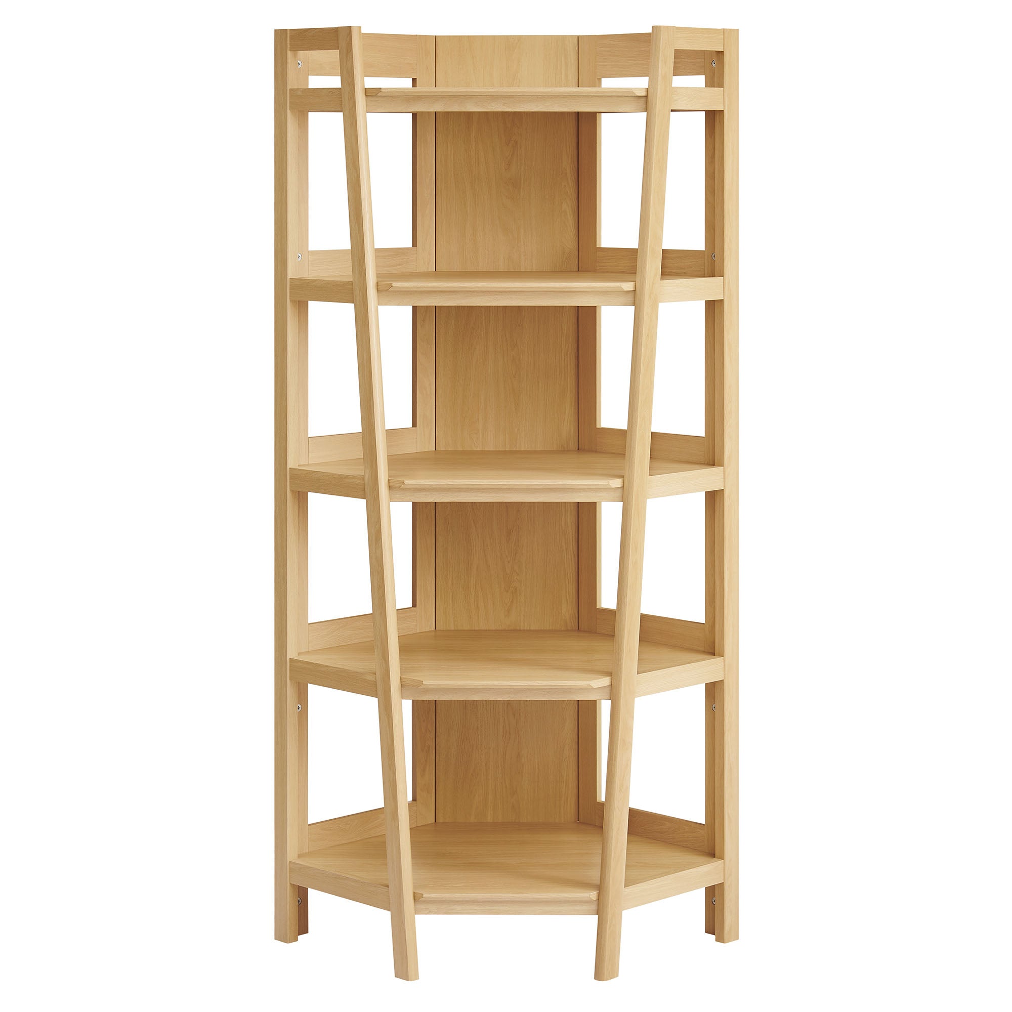 Modway EEI-7469 Bixby 71 Inch Corner Bookshelf