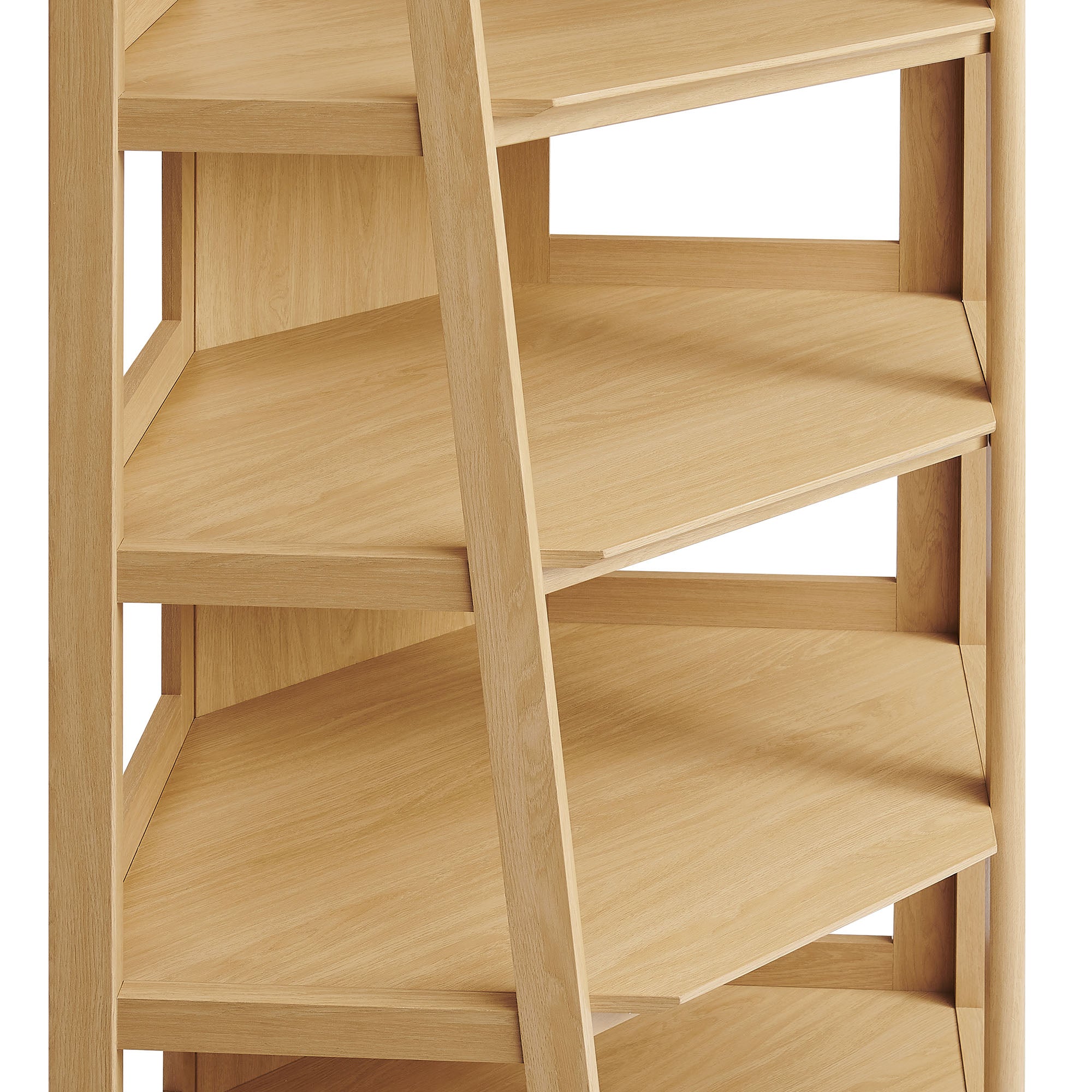 Modway EEI-7469 Bixby 71 Inch Corner Bookshelf