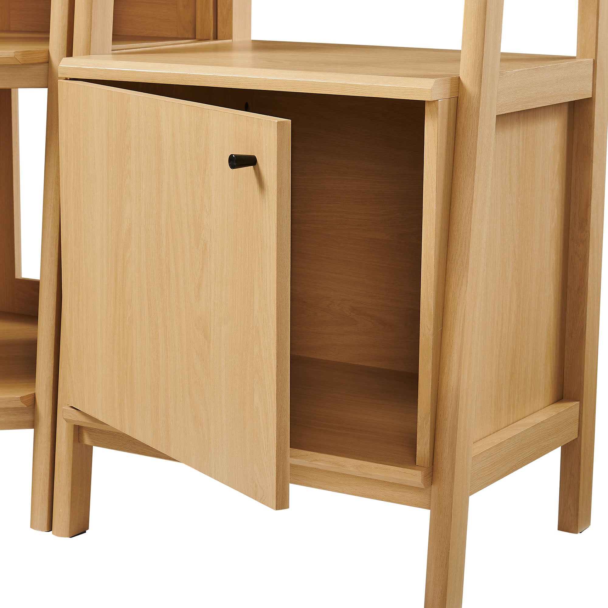 Modway EEI-7470 Bixby 3-piece Corner Bookshelf Set with Narrow Bookshelves