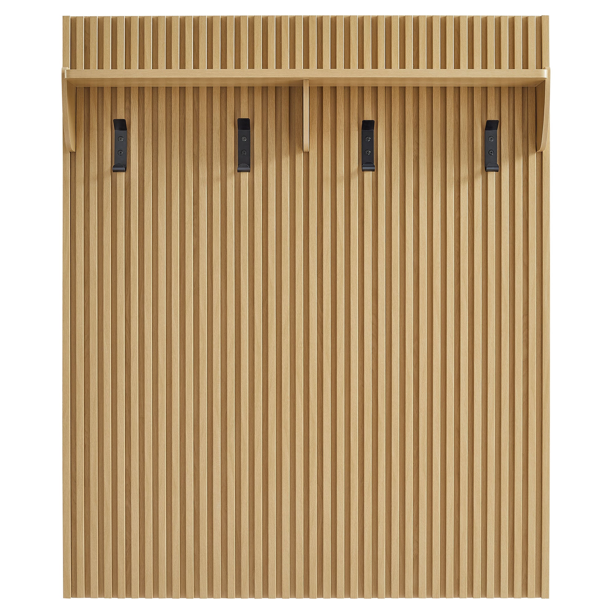 Modway EEI-7472 Render Fluted Coat Rack Panel With Shelf