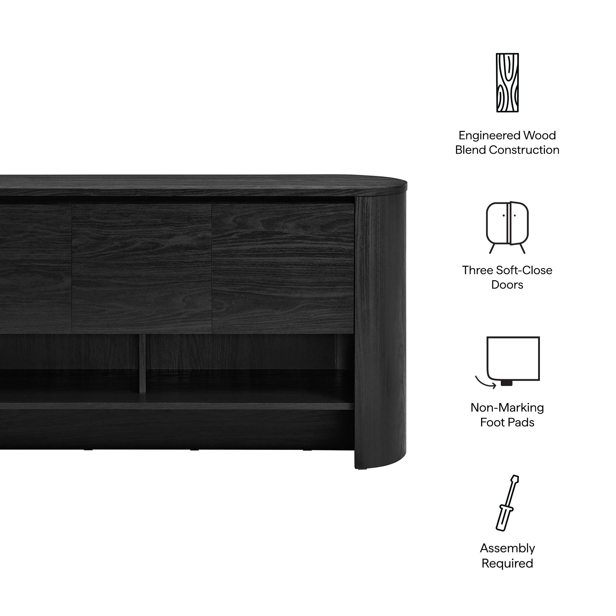 Modway Duval 62 Inch Oval Sideboard