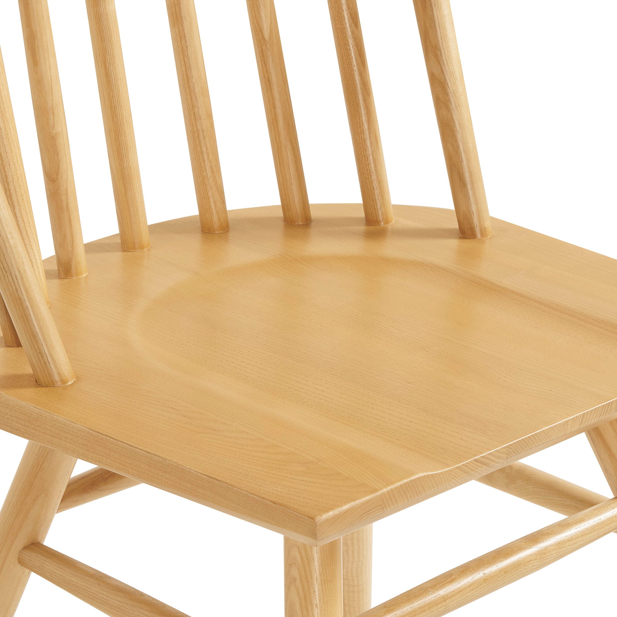 Modway EEI-7482 Alvar Spindle Back Dining Side Chairs Set of 2
