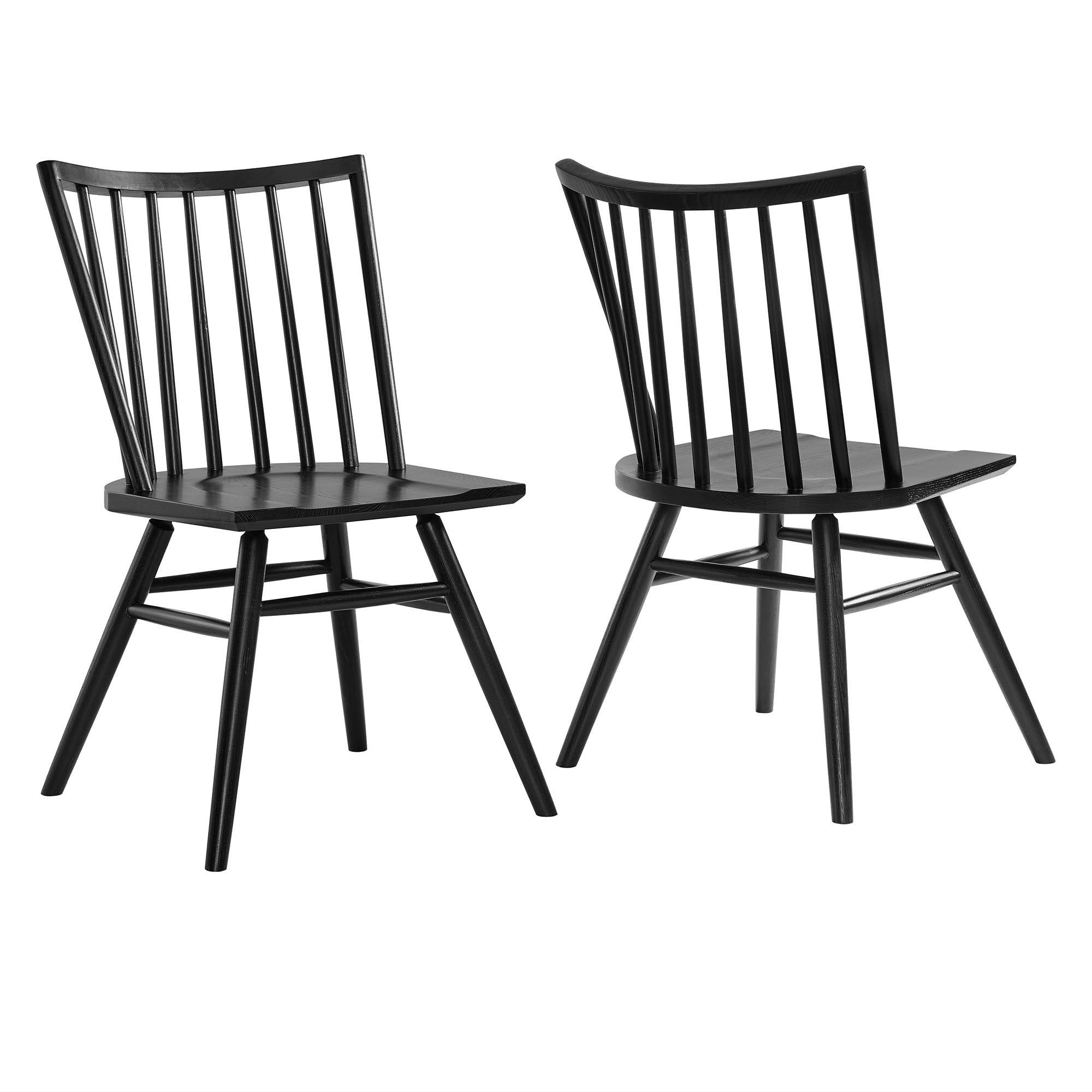 Modway EEI-7482 Alvar Spindle Back Dining Side Chairs Set of 2