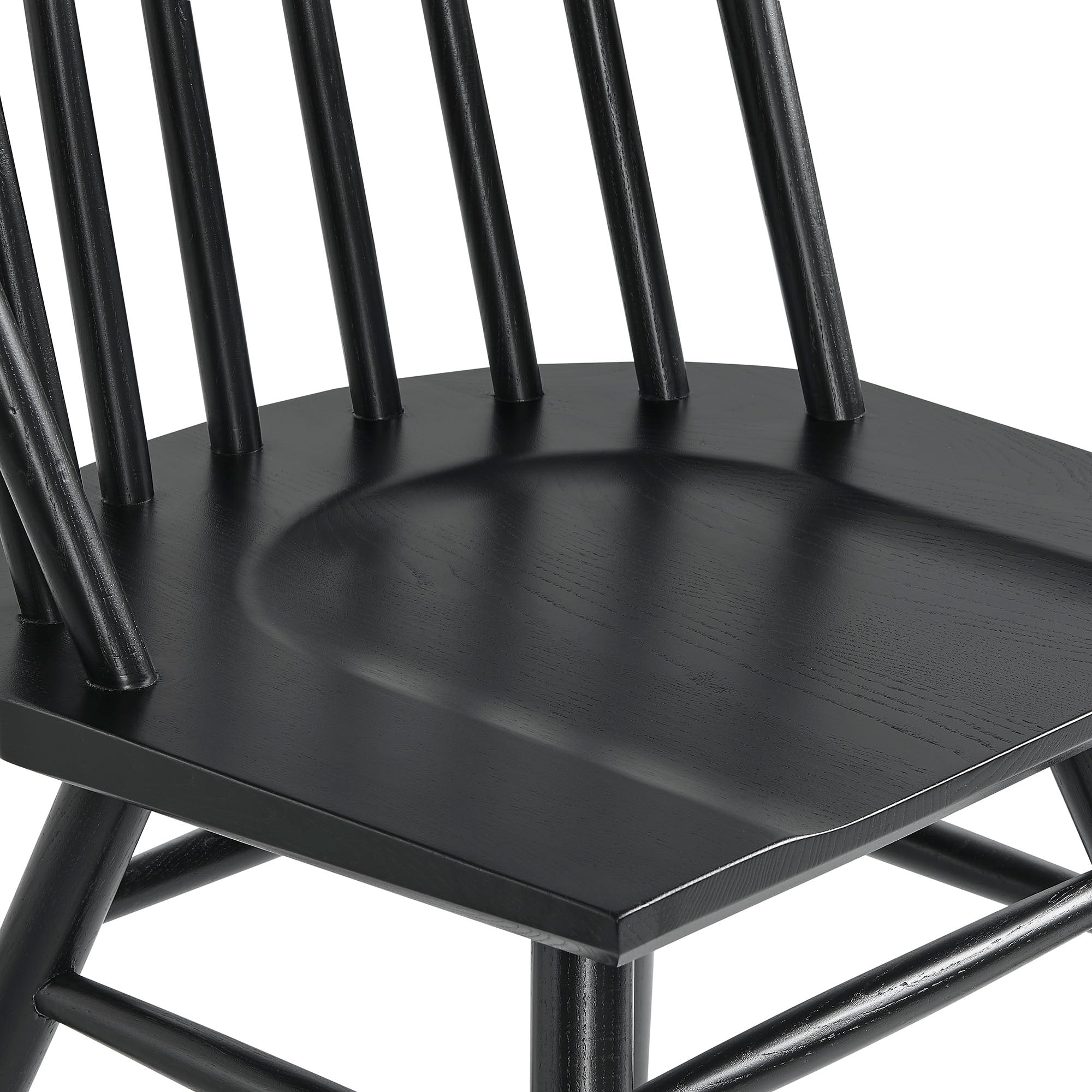 Modway EEI-7482 Alvar Spindle Back Dining Side Chairs Set of 2
