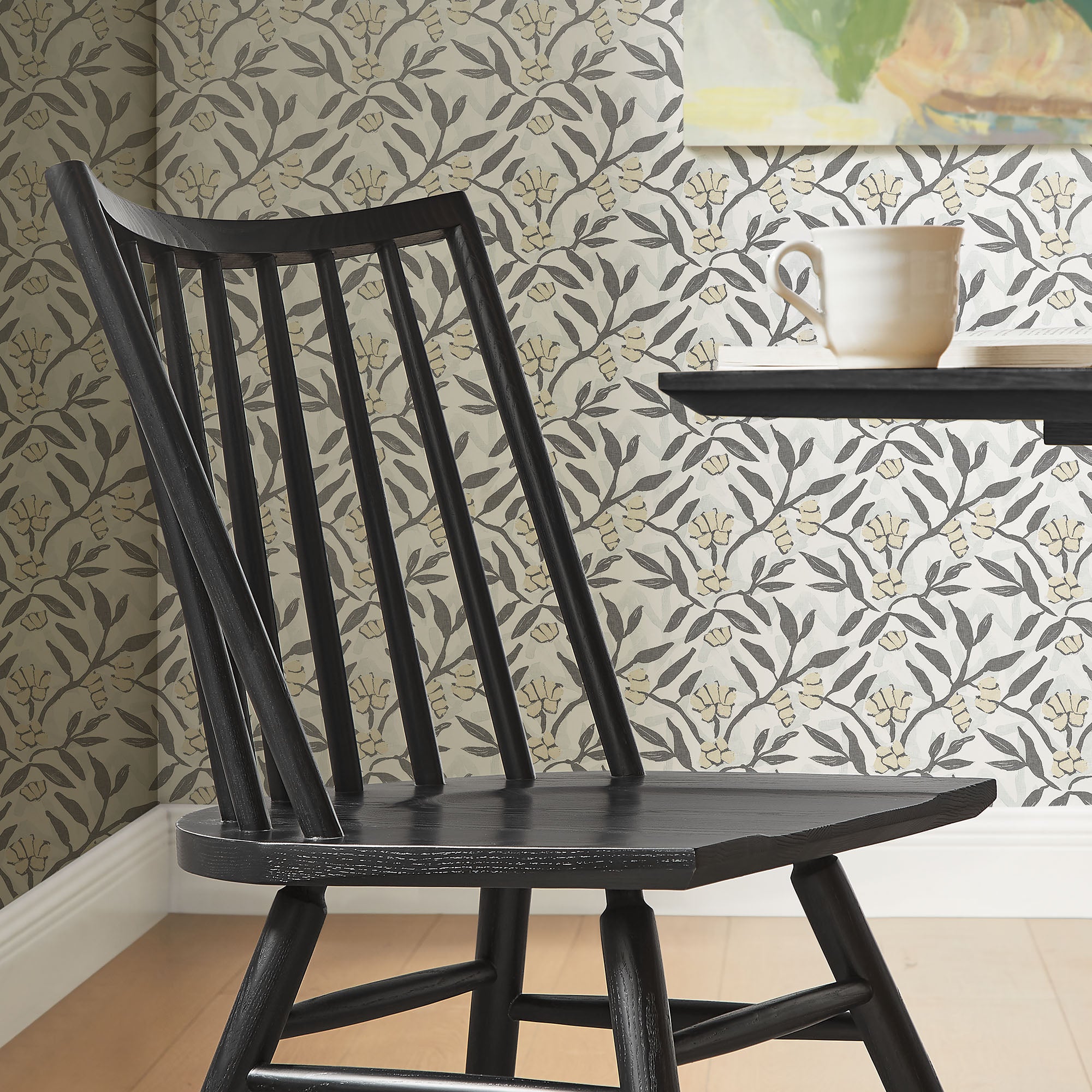 Modway EEI-7482 Alvar Spindle Back Dining Side Chairs Set of 2