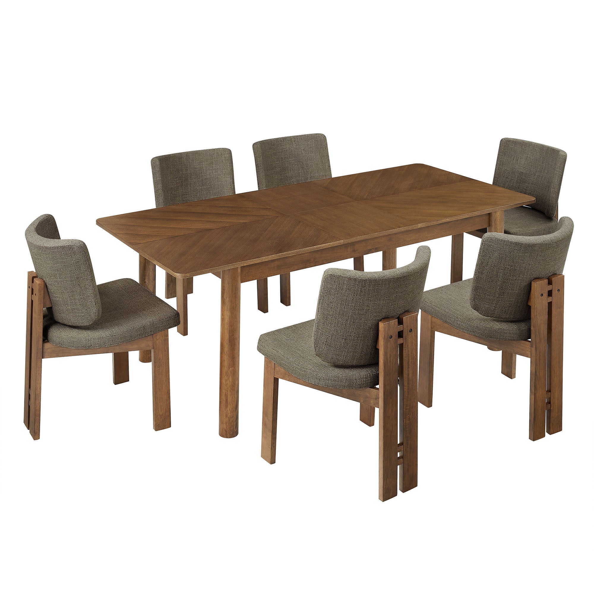 Modway Alba 7-Piece Dining Set