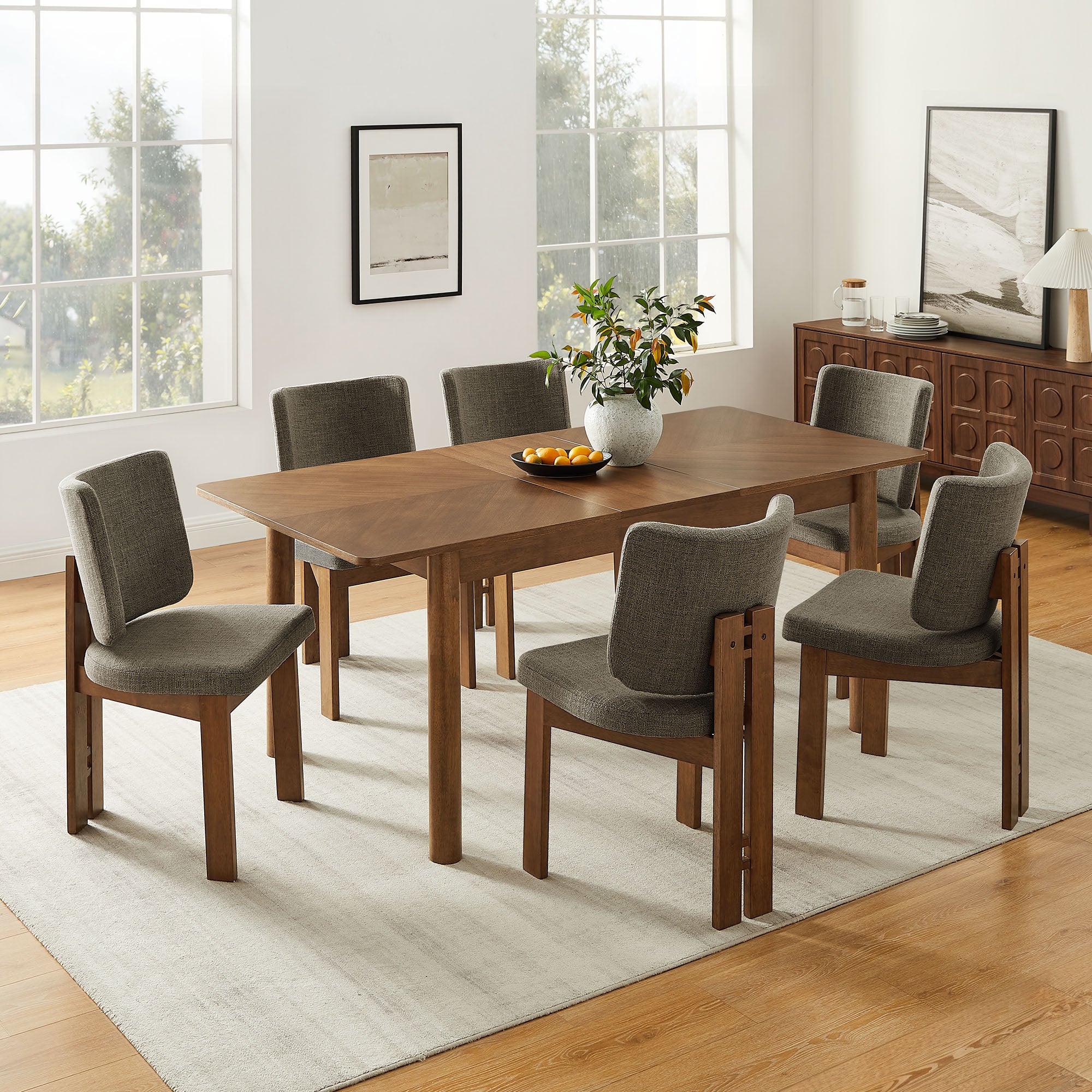 Modway Alba 7-Piece Dining Set