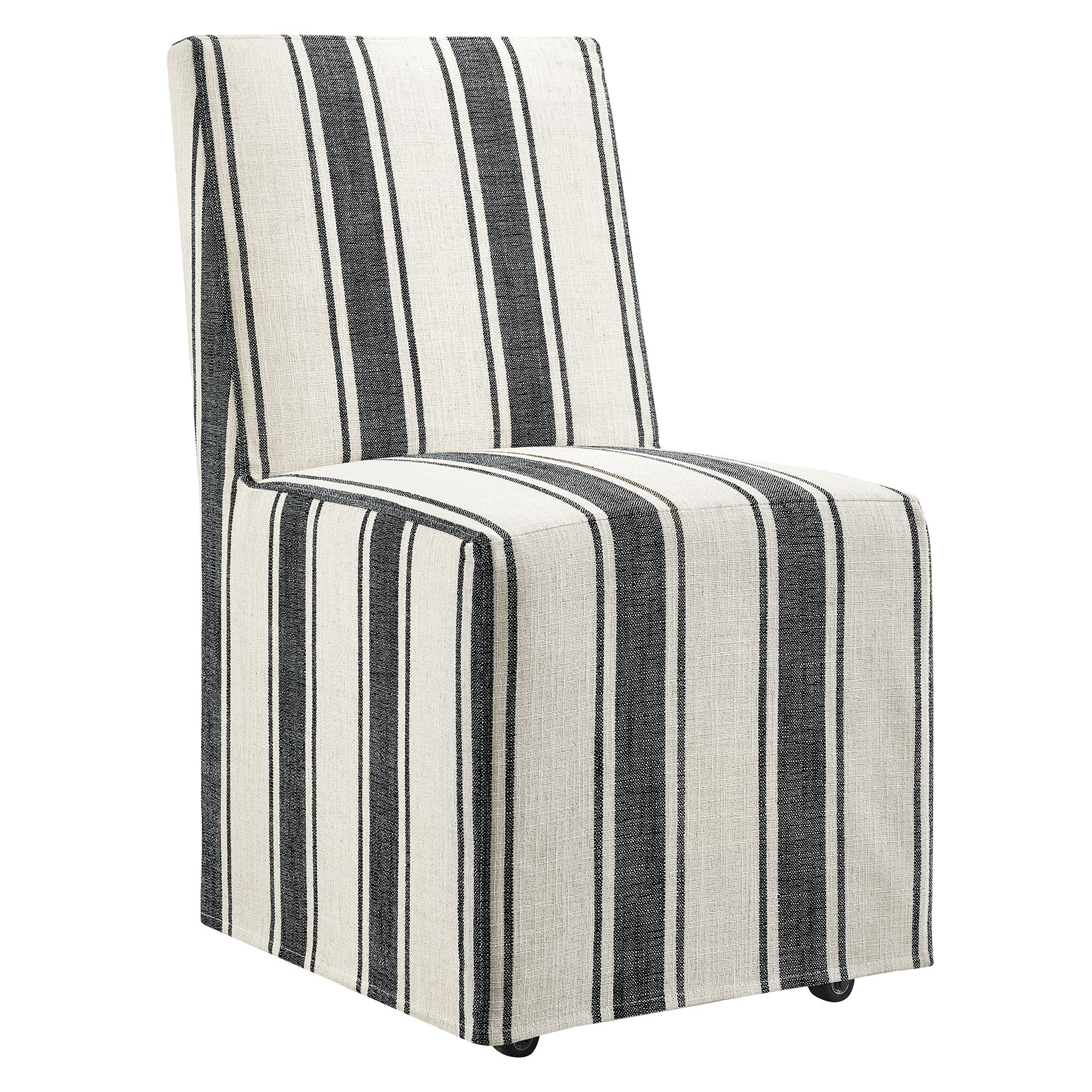 Modway EEI-7486 Tessera Striped Slipcovered Dining Side Chair