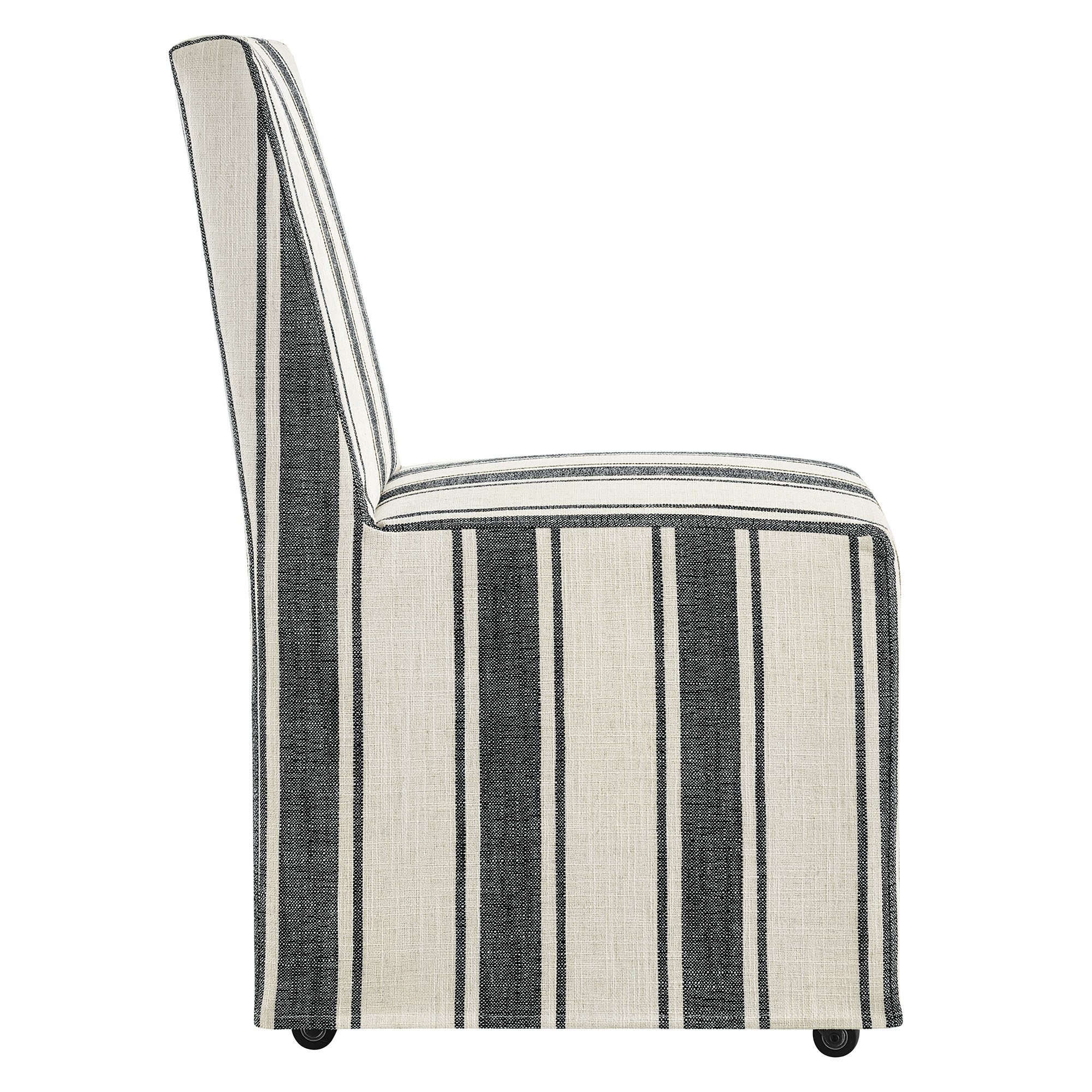 Modway Tessera Striped Slipcovered Dining Side Chair