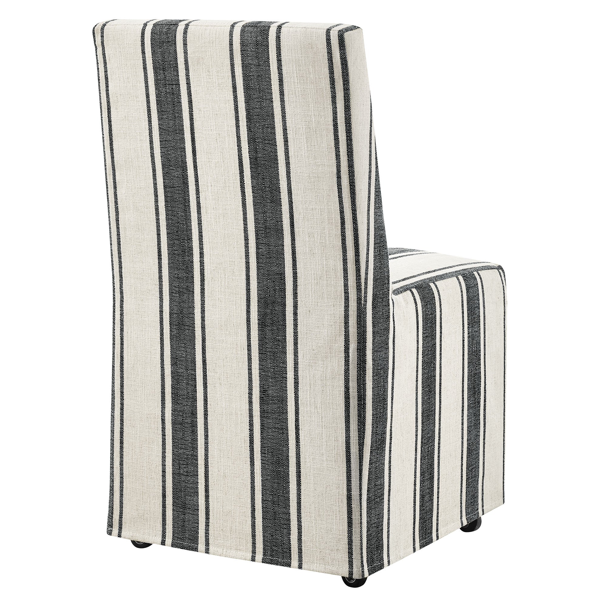 Modway Tessera Striped Slipcovered Dining Side Chair