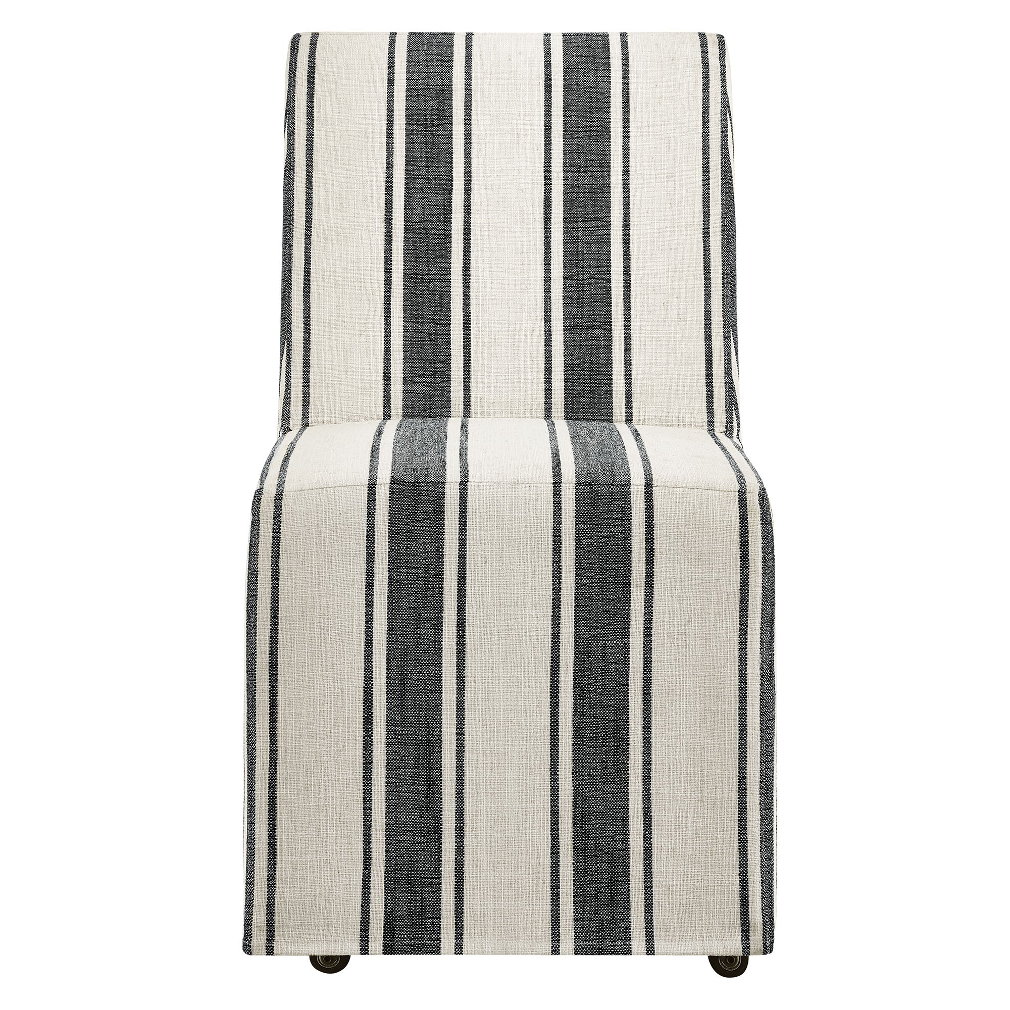 Modway Tessera Striped Slipcovered Dining Side Chair