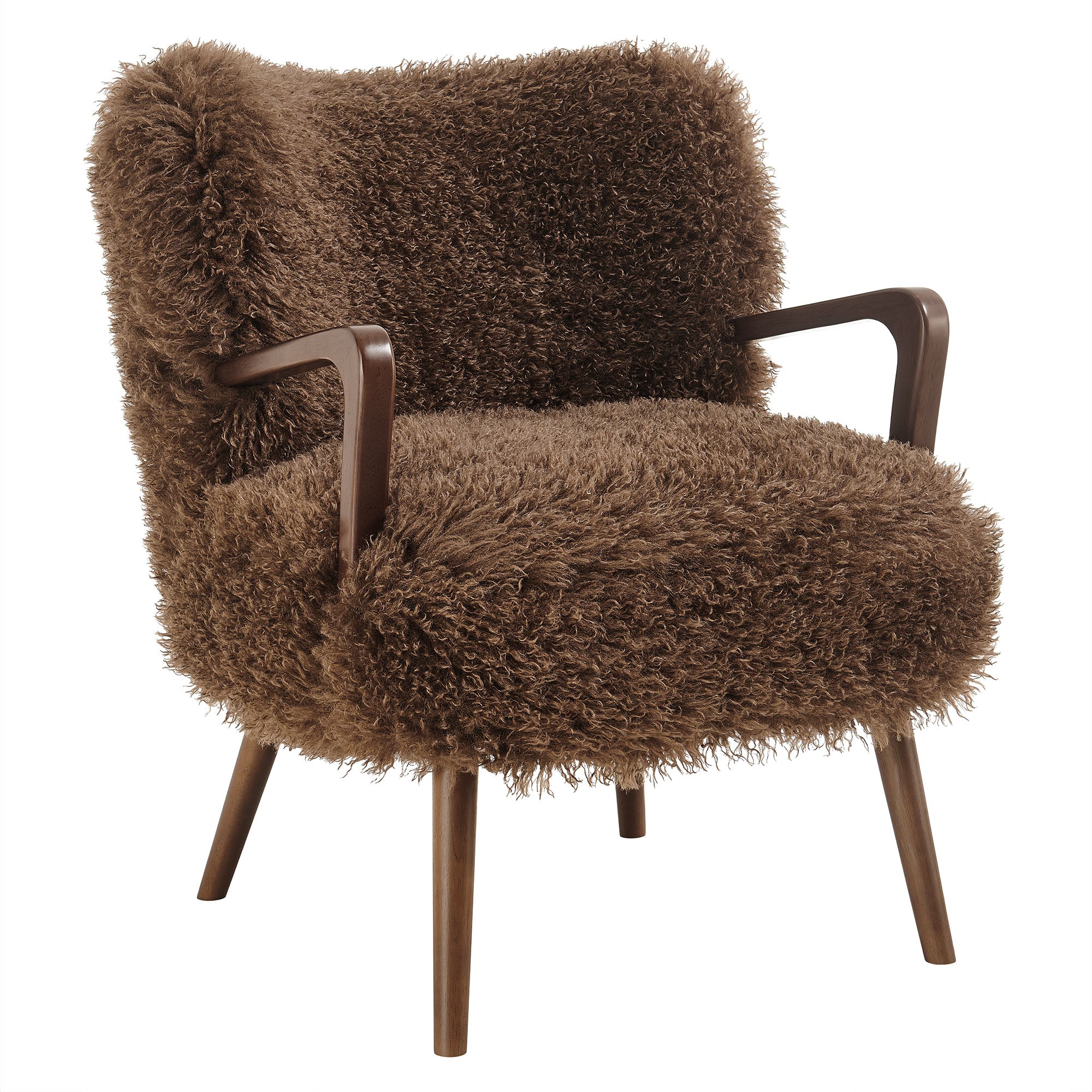 Modway Zerra Faux Shearling Accent Armchair