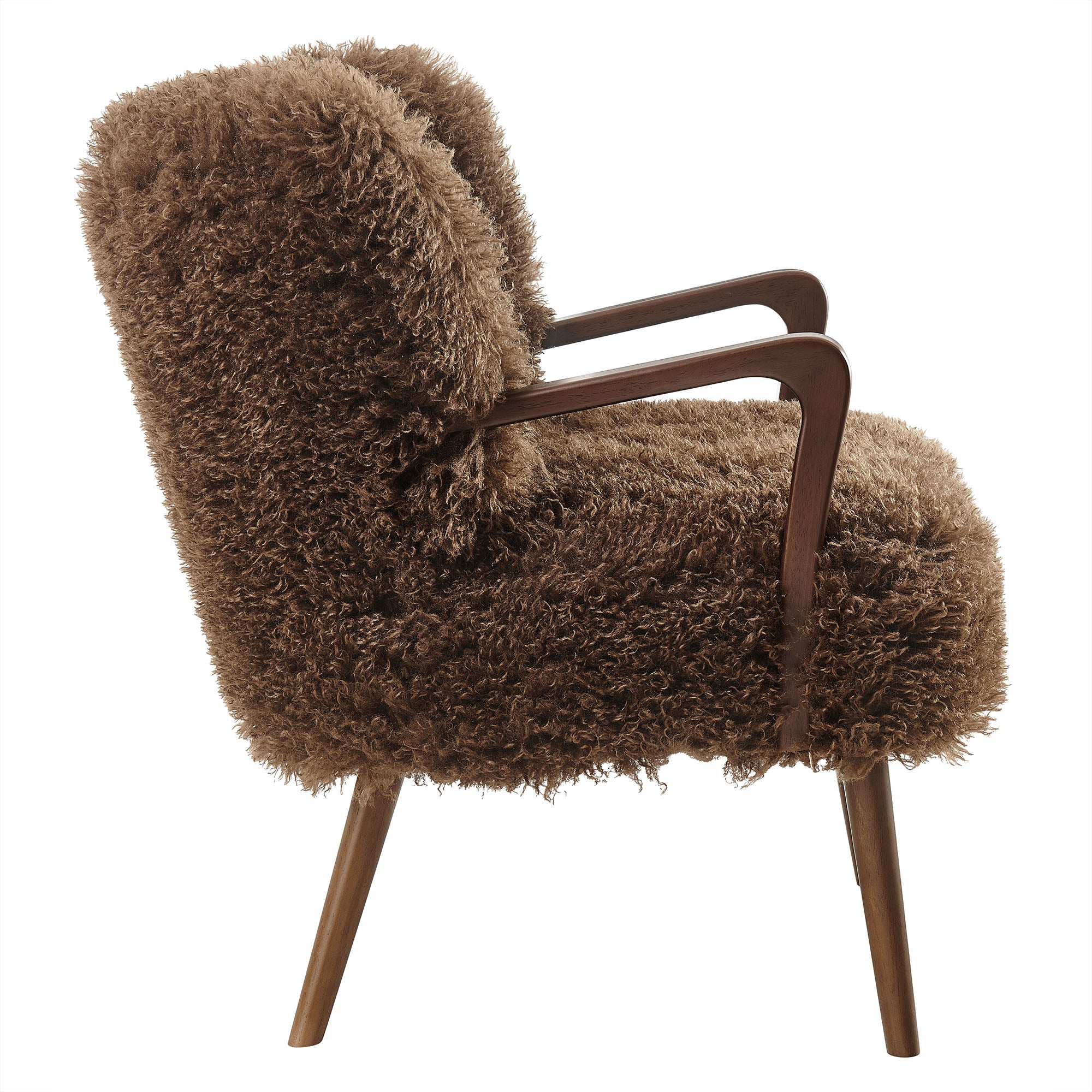 Modway Zerra Faux Shearling Accent Armchair