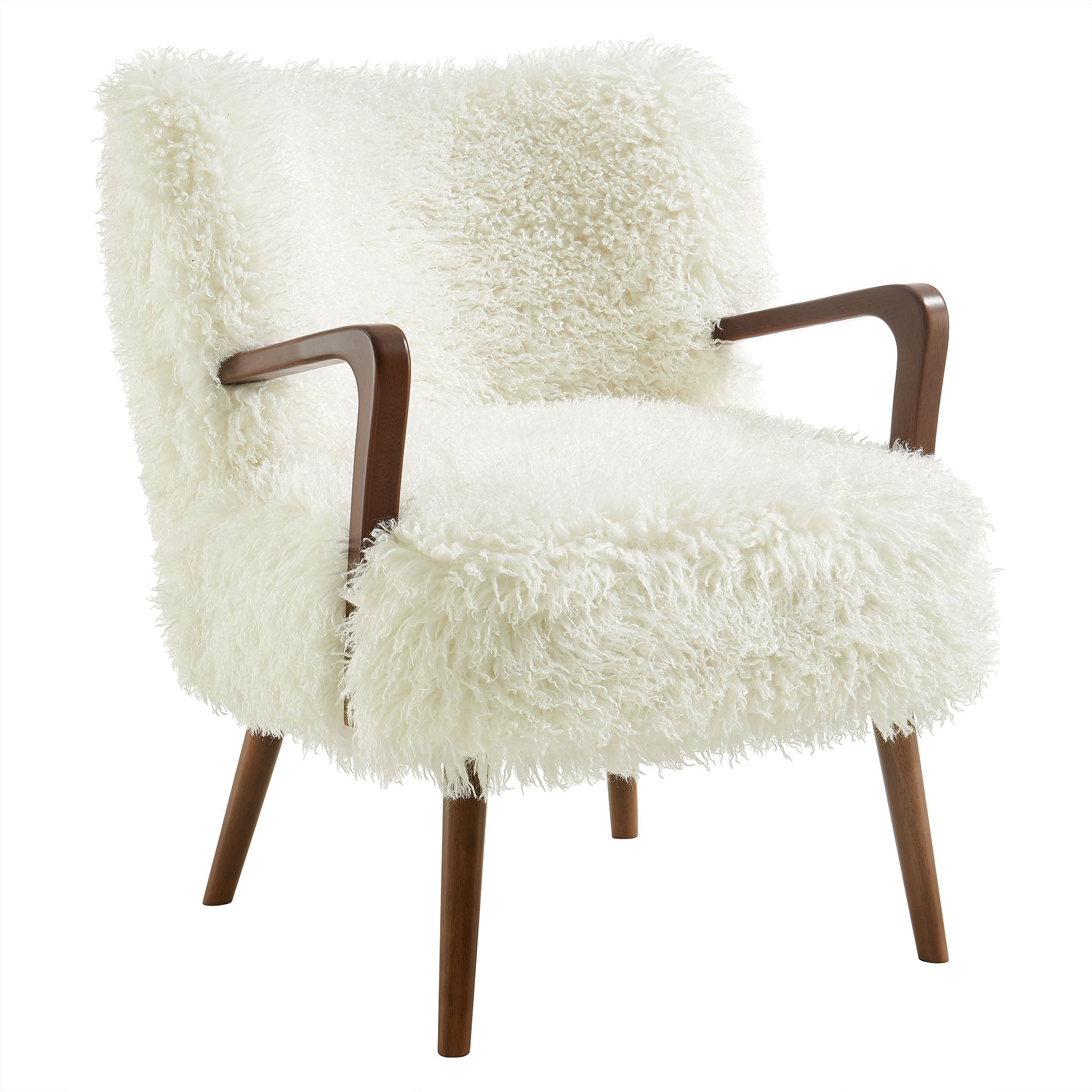 Modway EEI-7487 Zerra Faux Shearling Accent Armchair