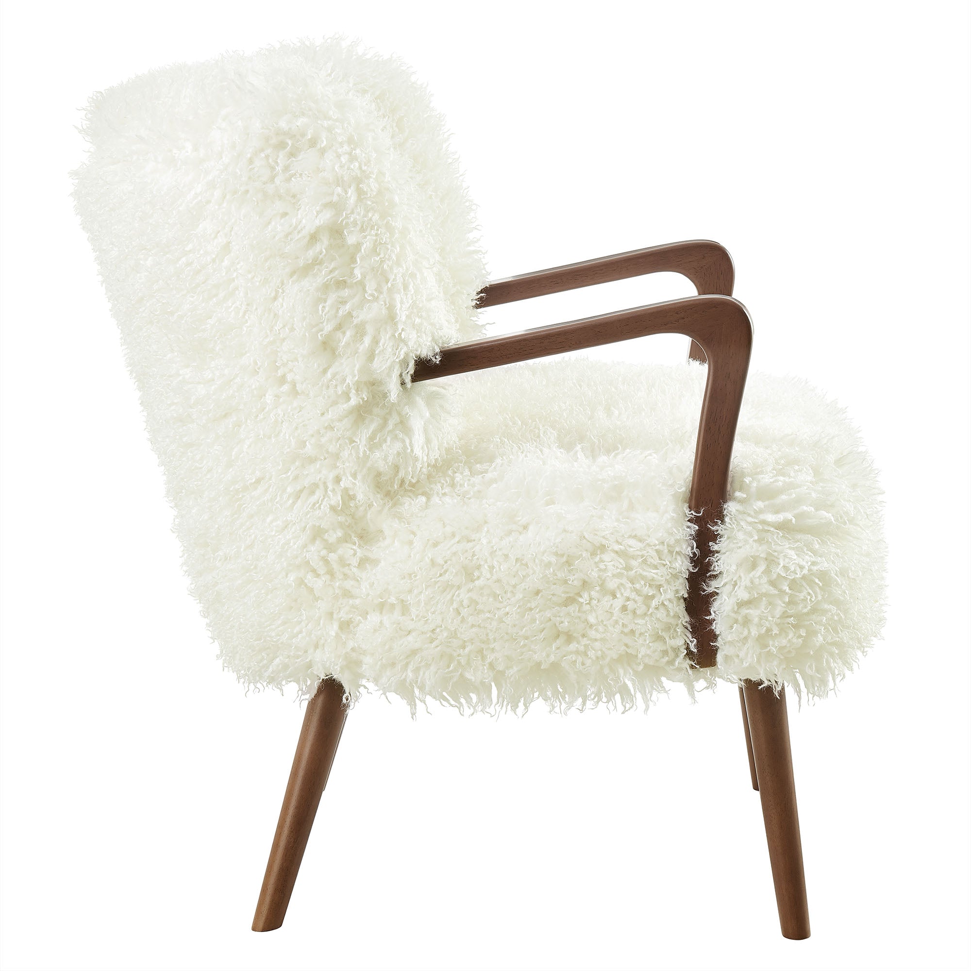 Modway EEI-7487 Zerra Faux Shearling Accent Armchair