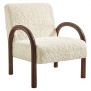 Modway EEI-7489 Lunet Faux Shearling Accent Armchair