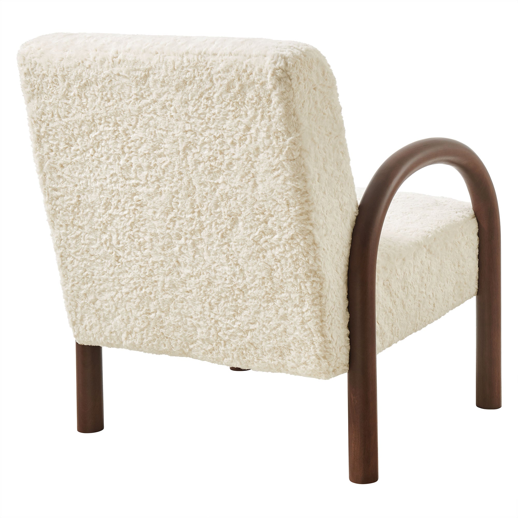 Modway EEI-7489 Lunet Faux Shearling Accent Armchair