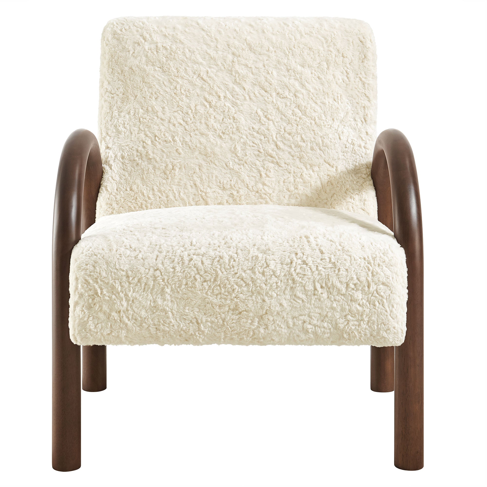 Modway EEI-7489 Lunet Faux Shearling Accent Armchair
