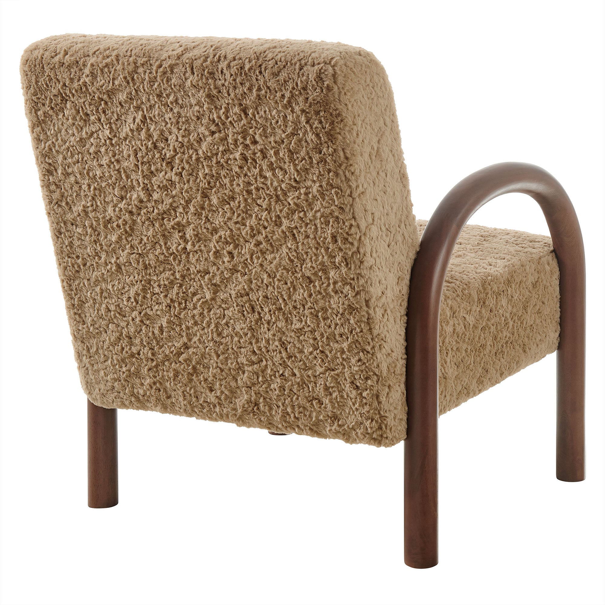 Modway EEI-7489 Lunet Faux Shearling Accent Armchair