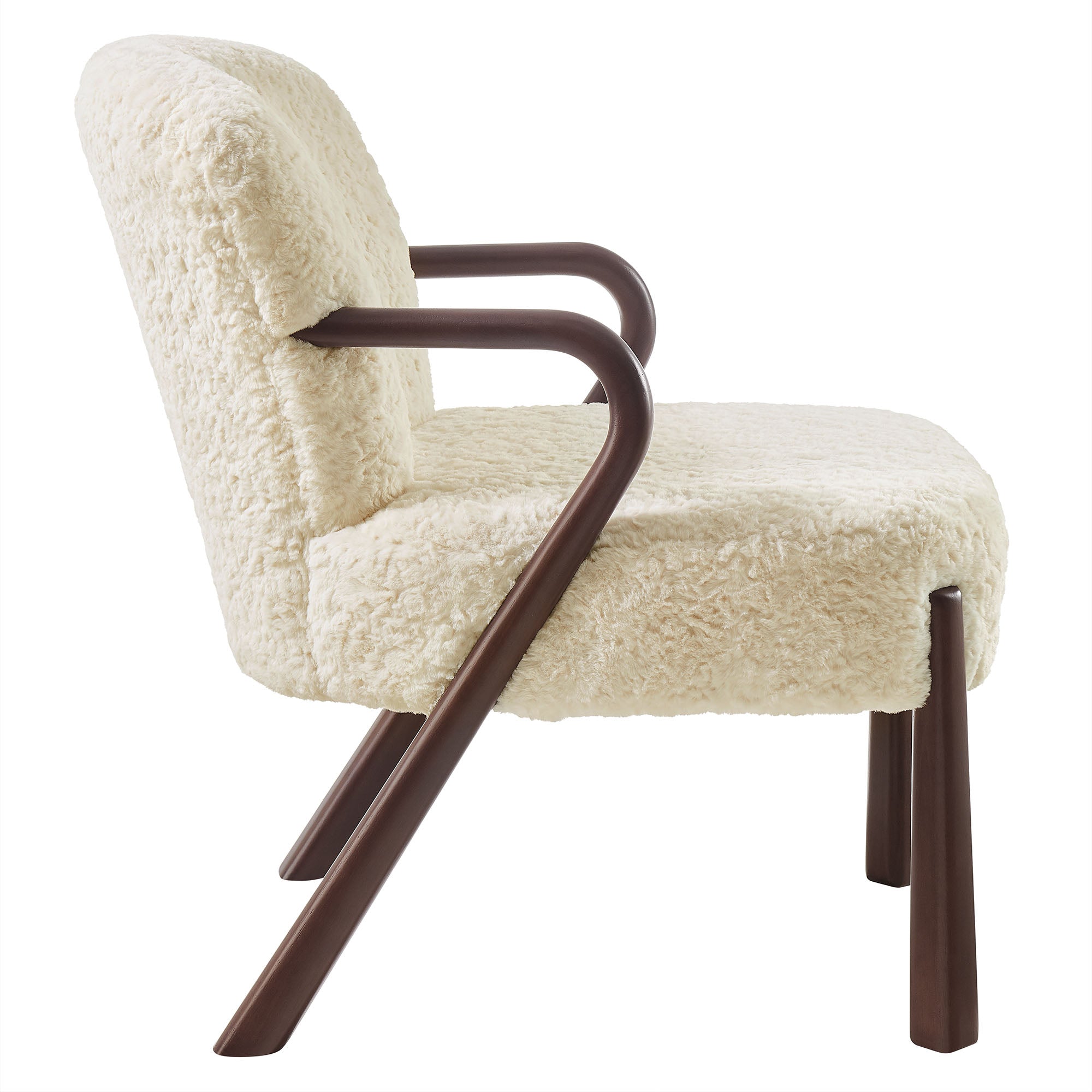 Modway Arden Faux Shearling Accent Armchair