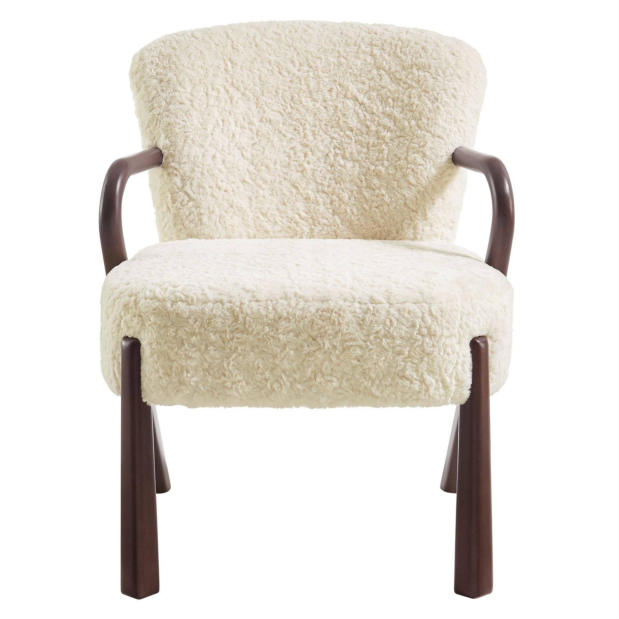 Modway Arden Faux Shearling Accent Armchair