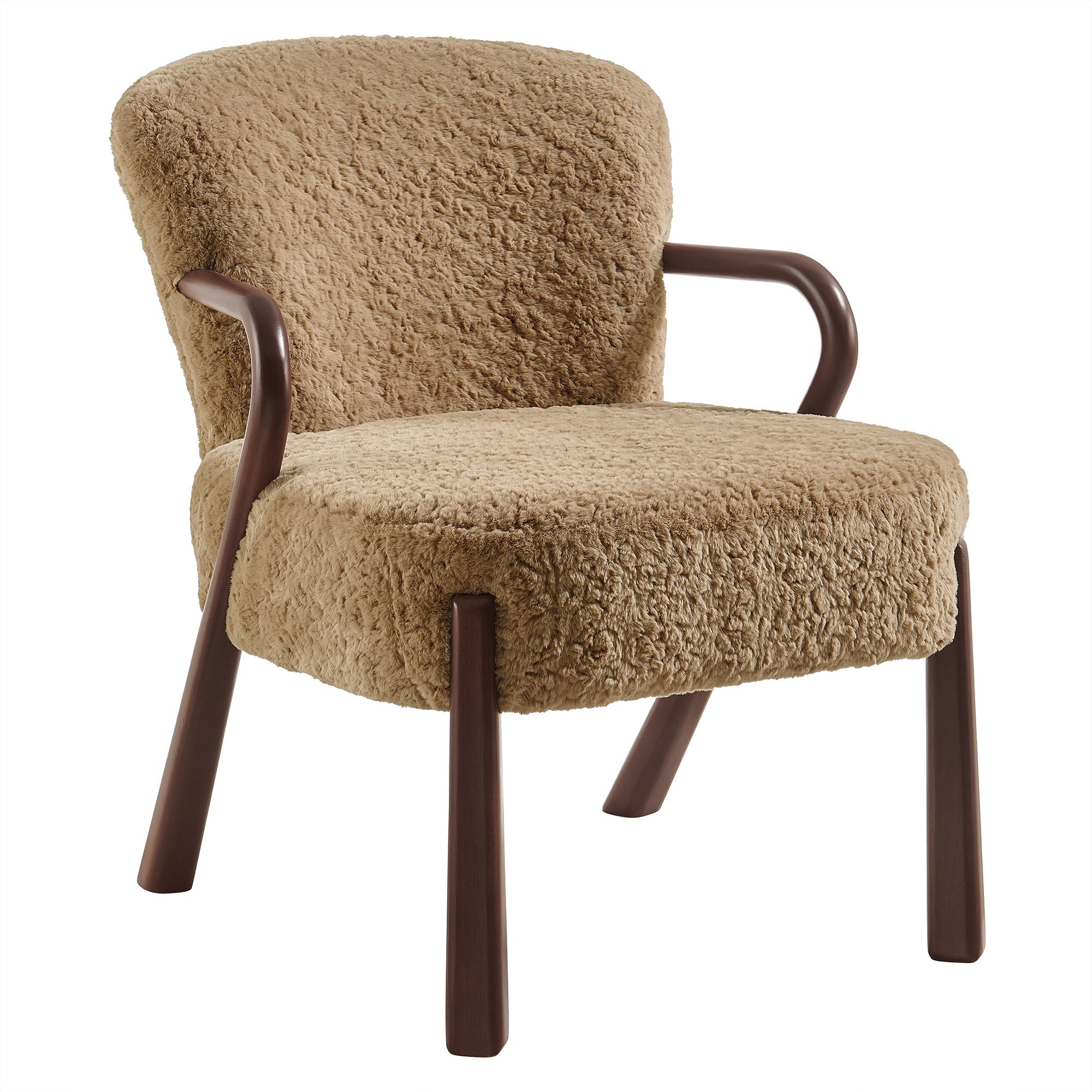 Modway EEI-7488 Arden Faux Shearling Accent Armchair