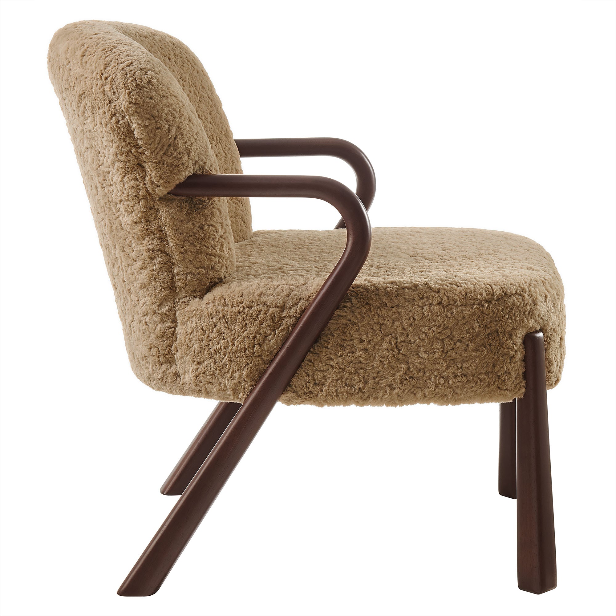 Modway Arden Faux Shearling Accent Armchair