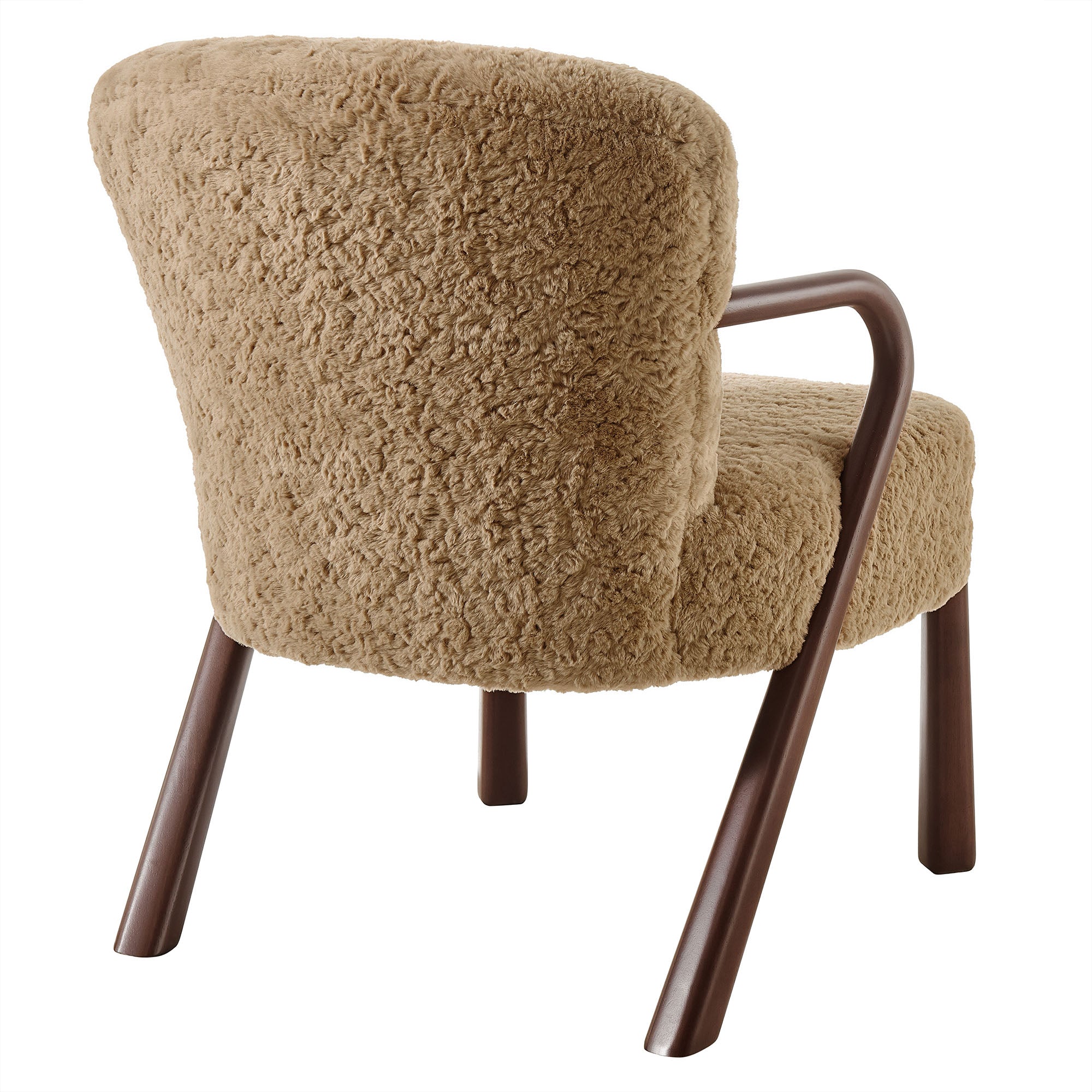 Modway Arden Faux Shearling Accent Armchair