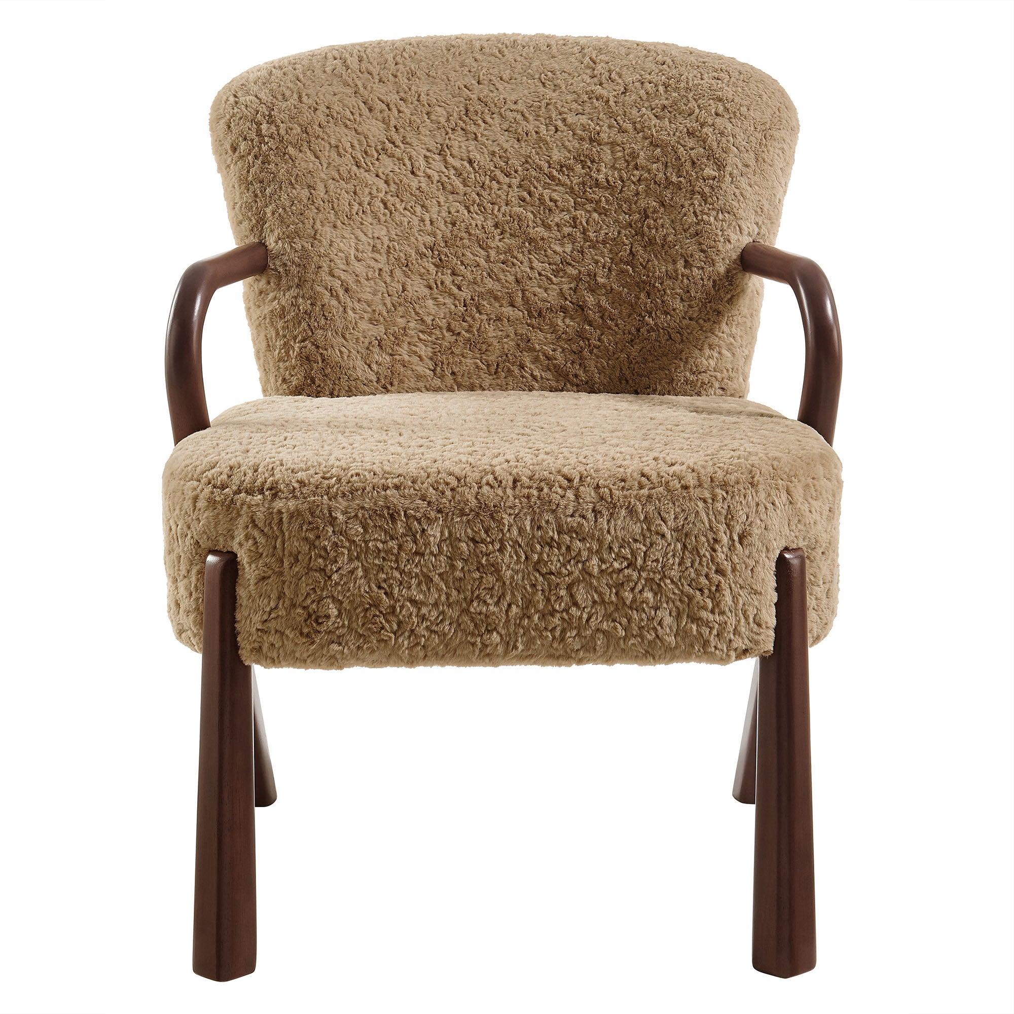 Modway Arden Faux Shearling Accent Armchair