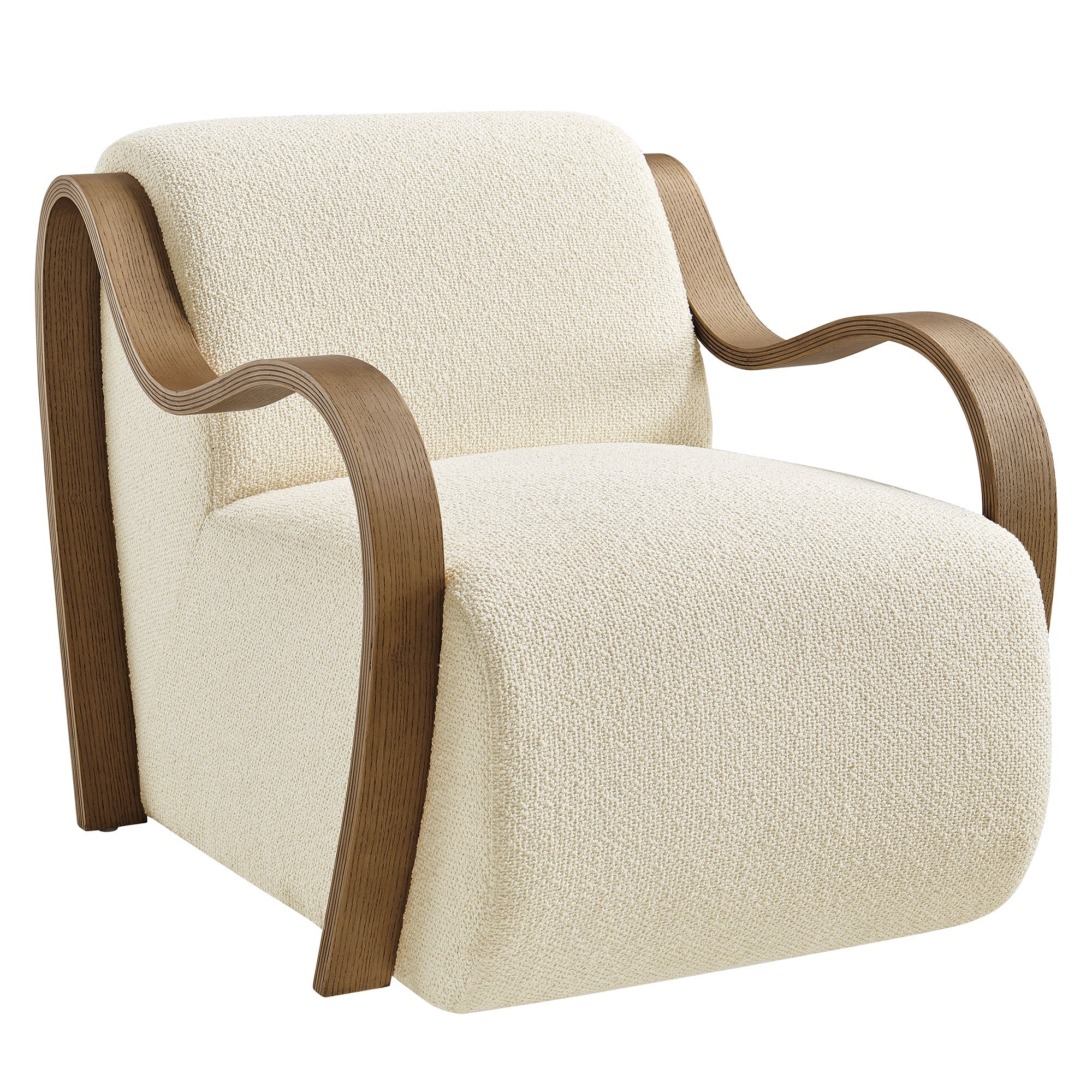 Modway Atrium Lattice Boucle Accent Armchair