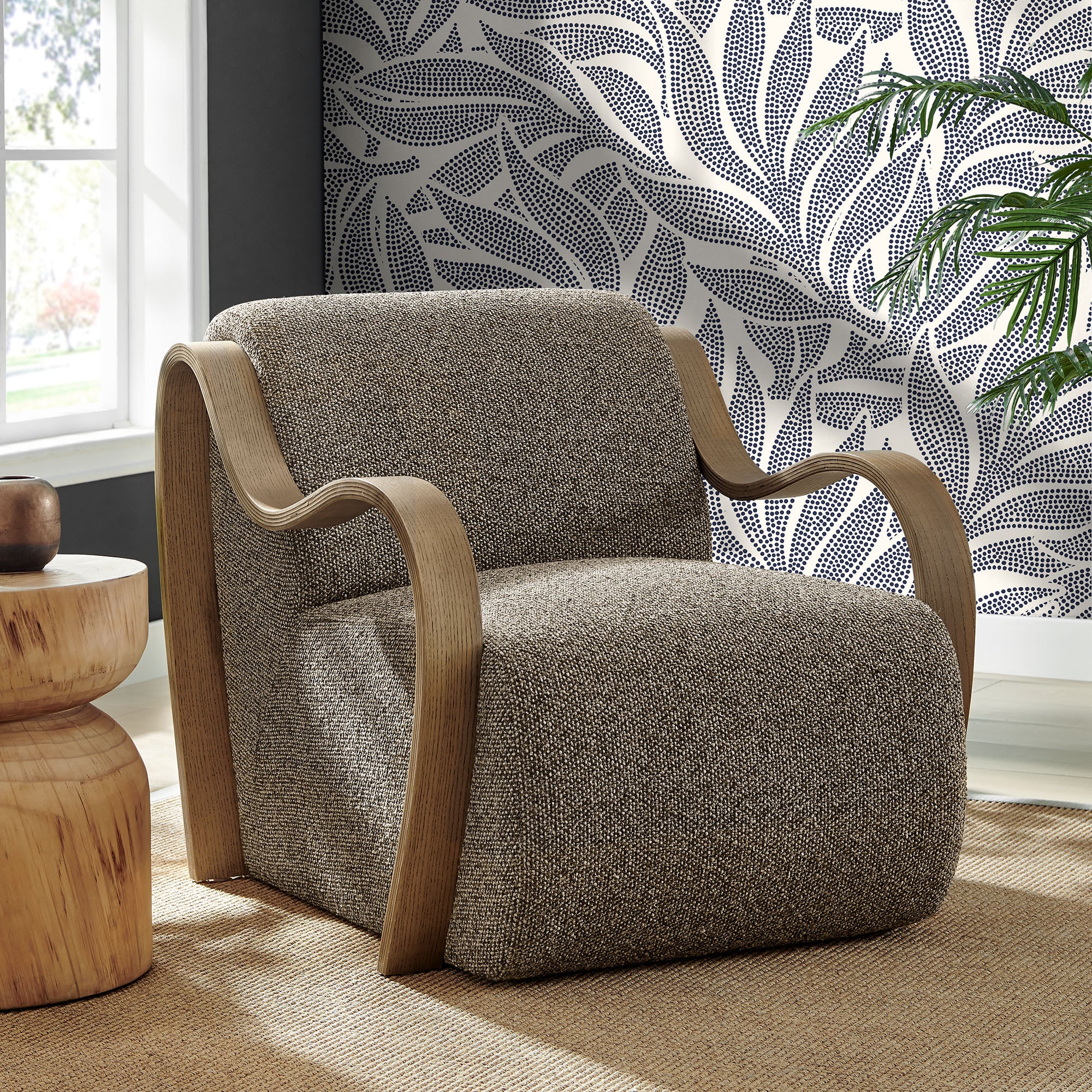 Modway EEI-7490 Atrium Lattice Boucle Accent Armchair