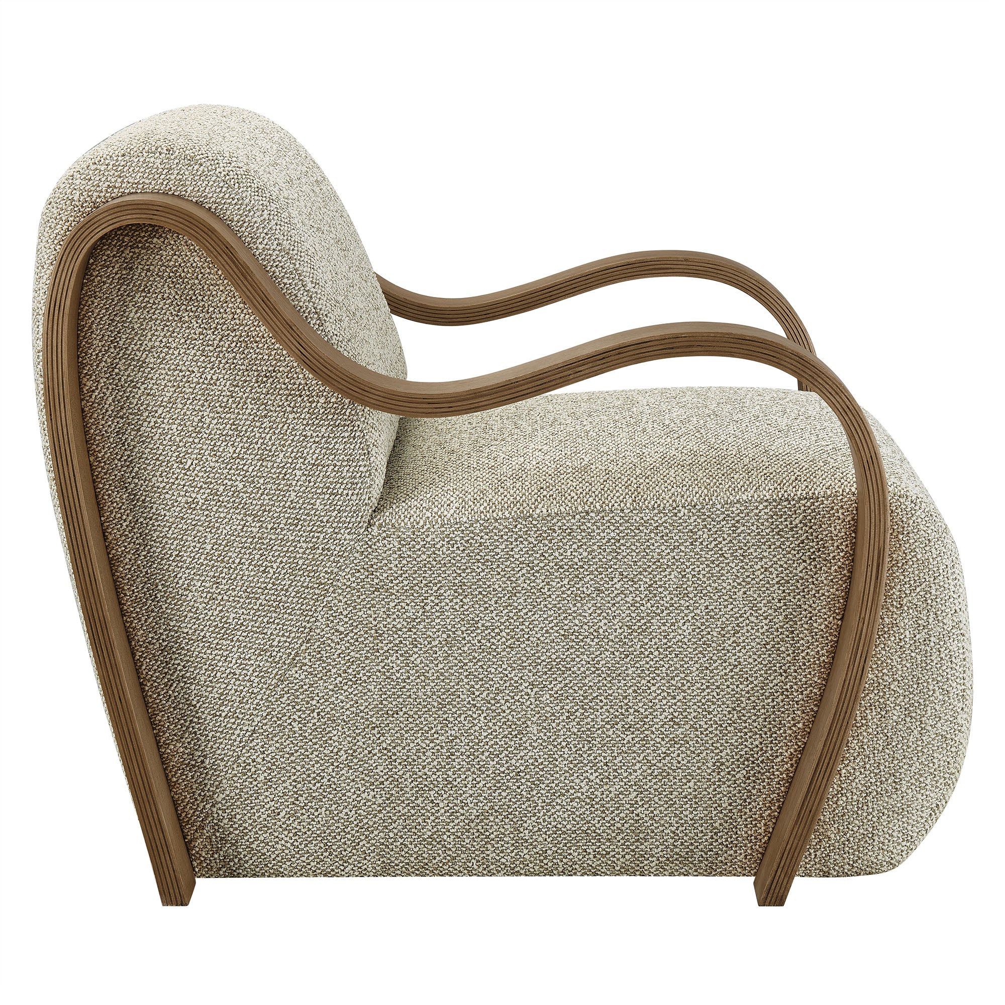 Modway Atrium Lattice Boucle Accent Armchair