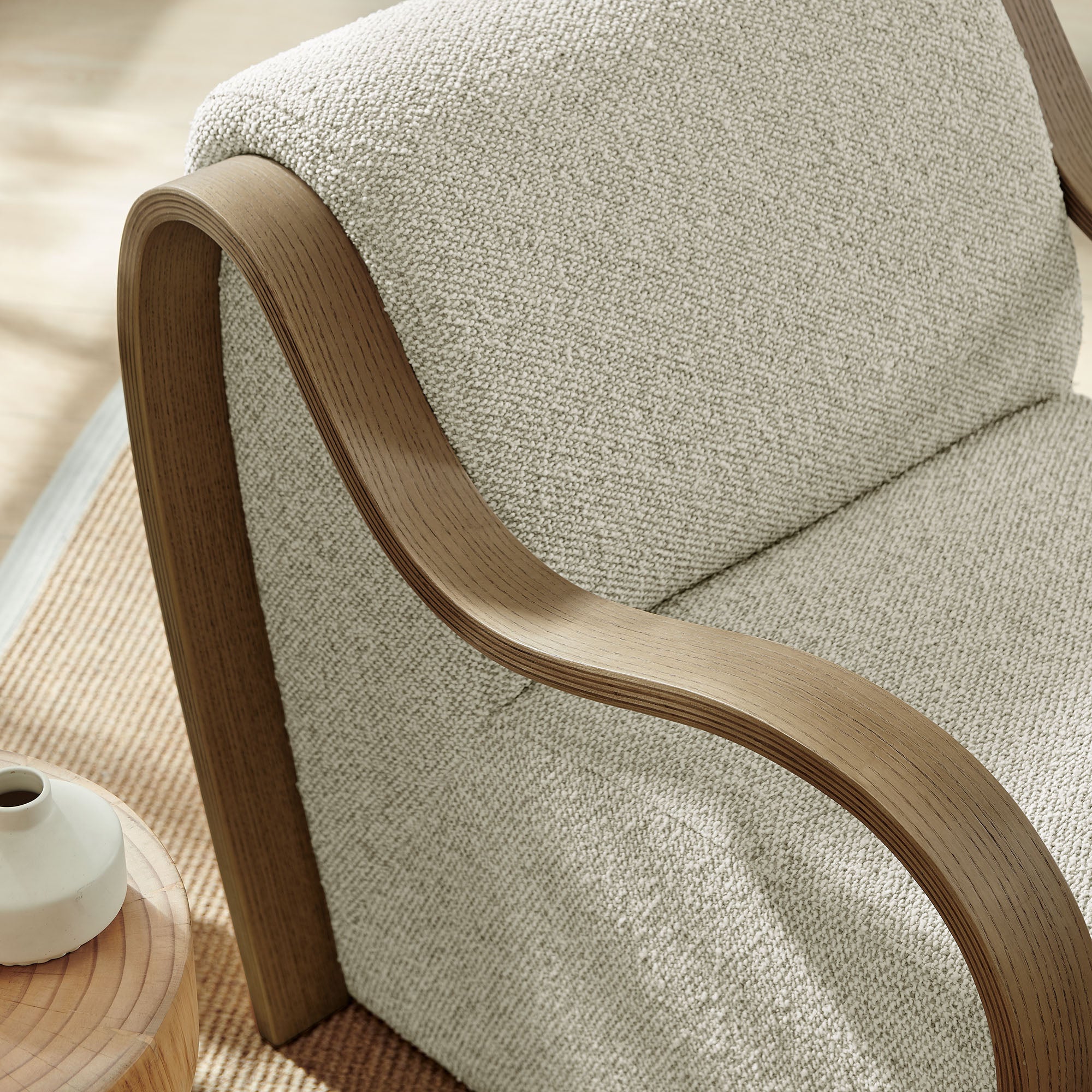 Modway Atrium Lattice Boucle Accent Armchair