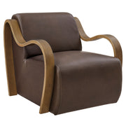 Modway Atrium Vegan Leather Accent Armchair