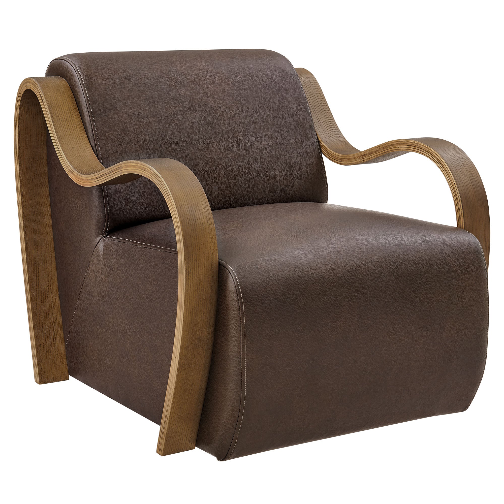 Modway EEI-7491 Atrium Vegan Leather Accent Armchair