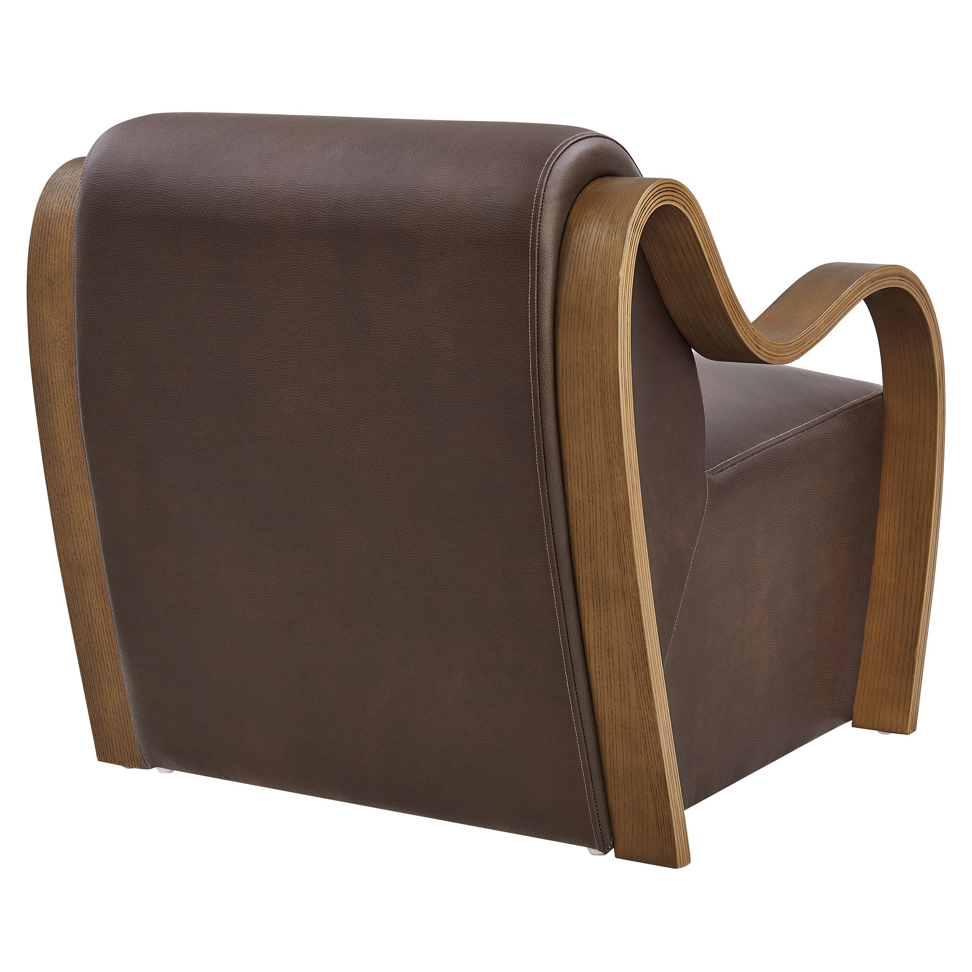 Modway Atrium Vegan Leather Accent Armchair