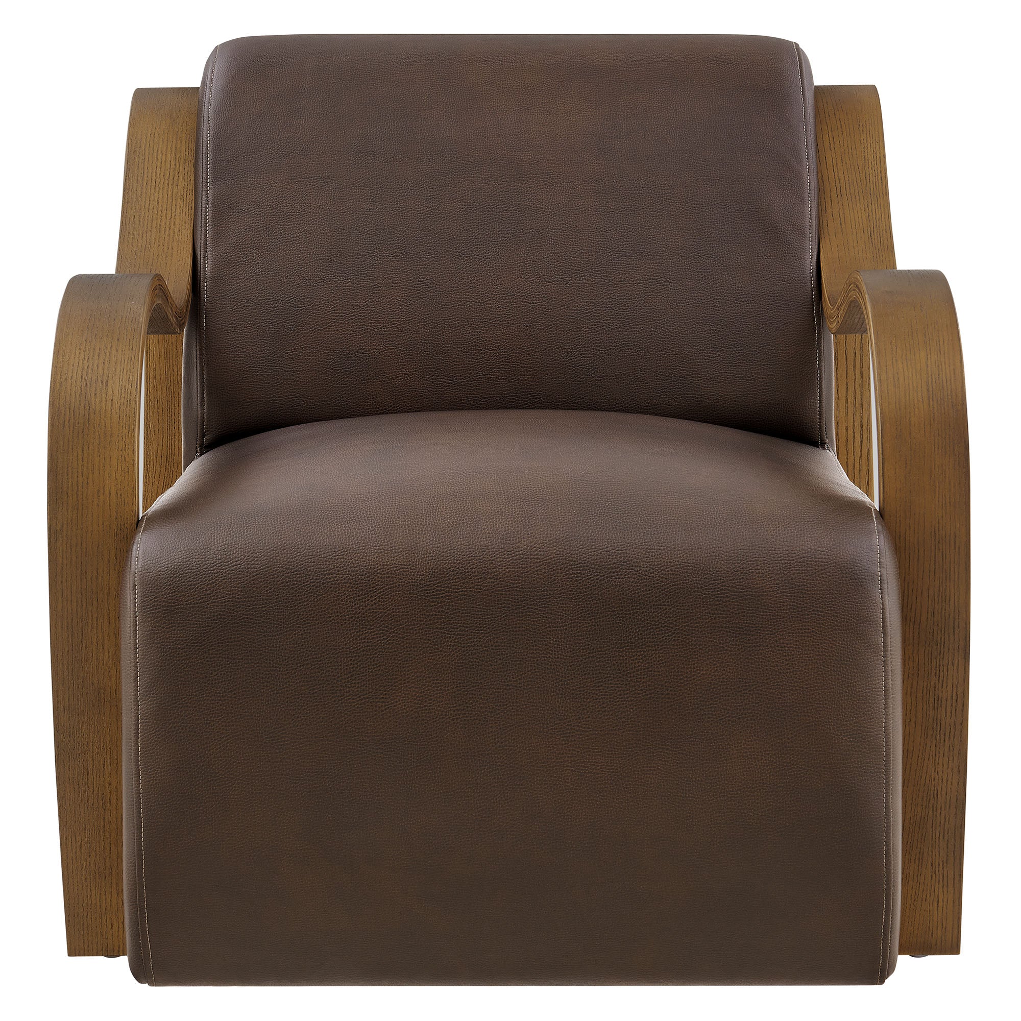 Modway Atrium Vegan Leather Accent Armchair