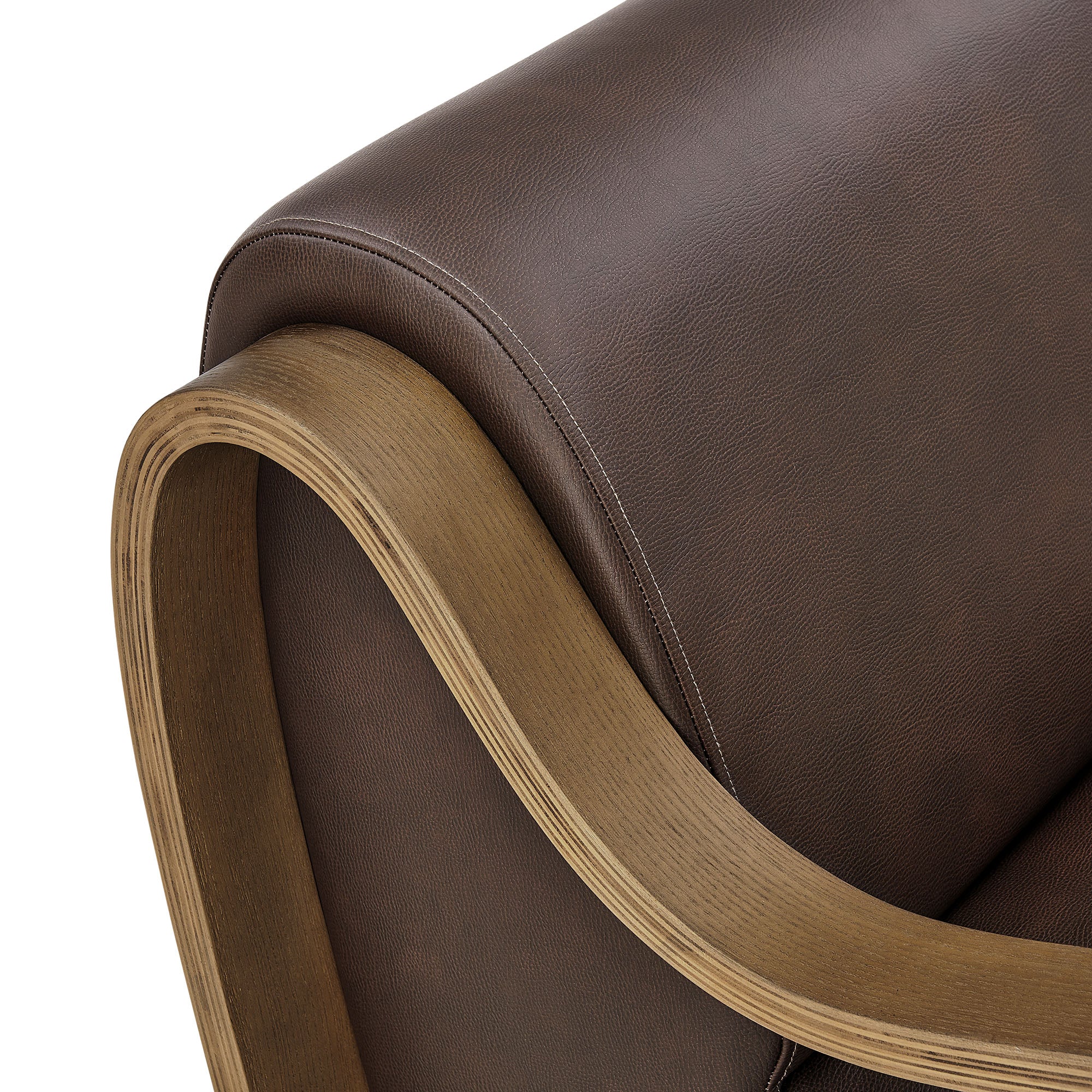 Modway Atrium Vegan Leather Accent Armchair