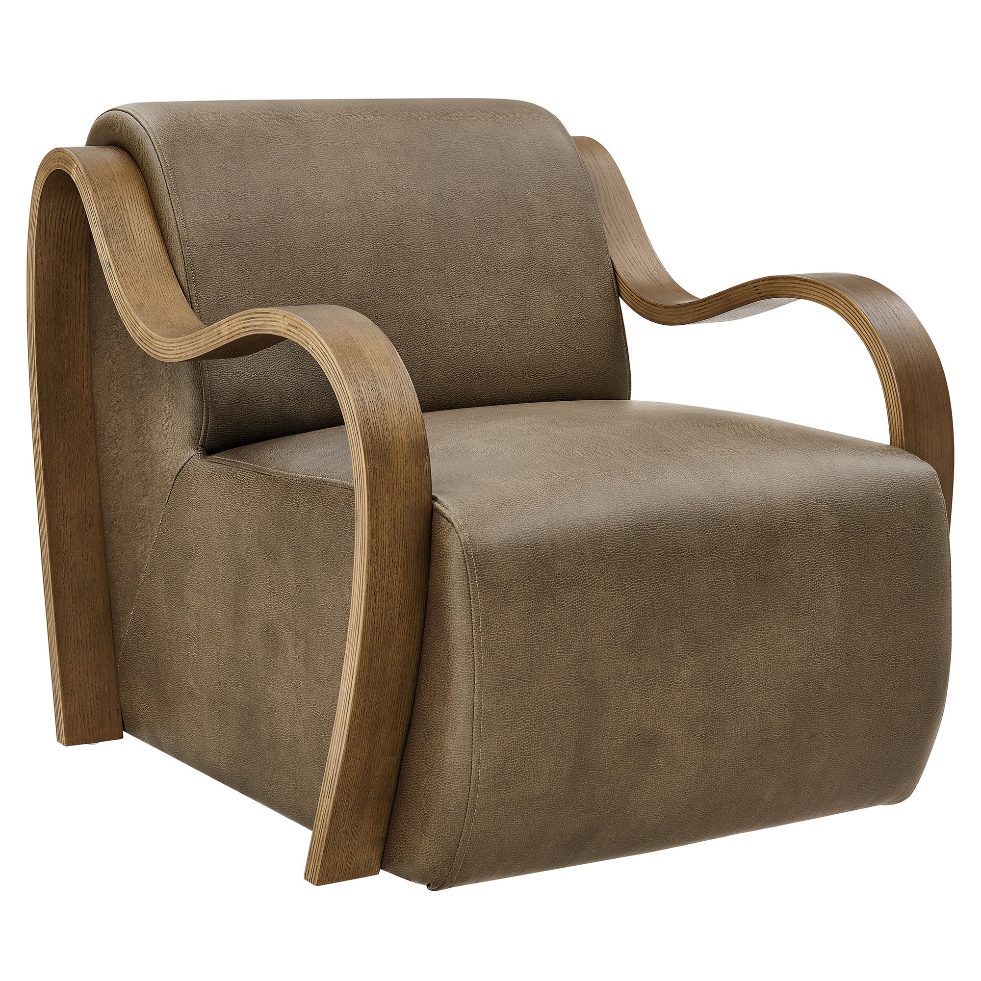 Modway EEI-7491 Atrium Vegan Leather Accent Armchair
