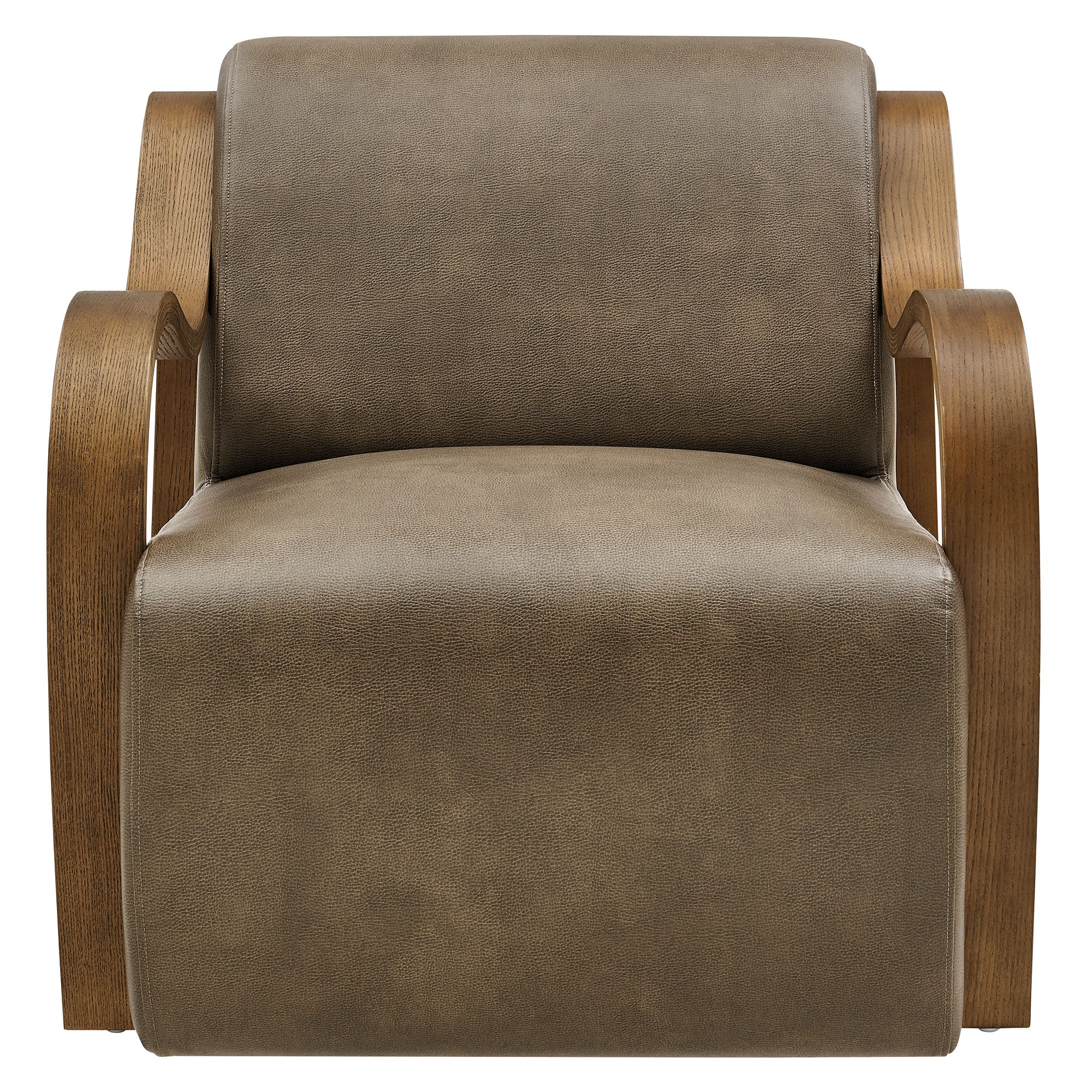 Modway Atrium Vegan Leather Accent Armchair