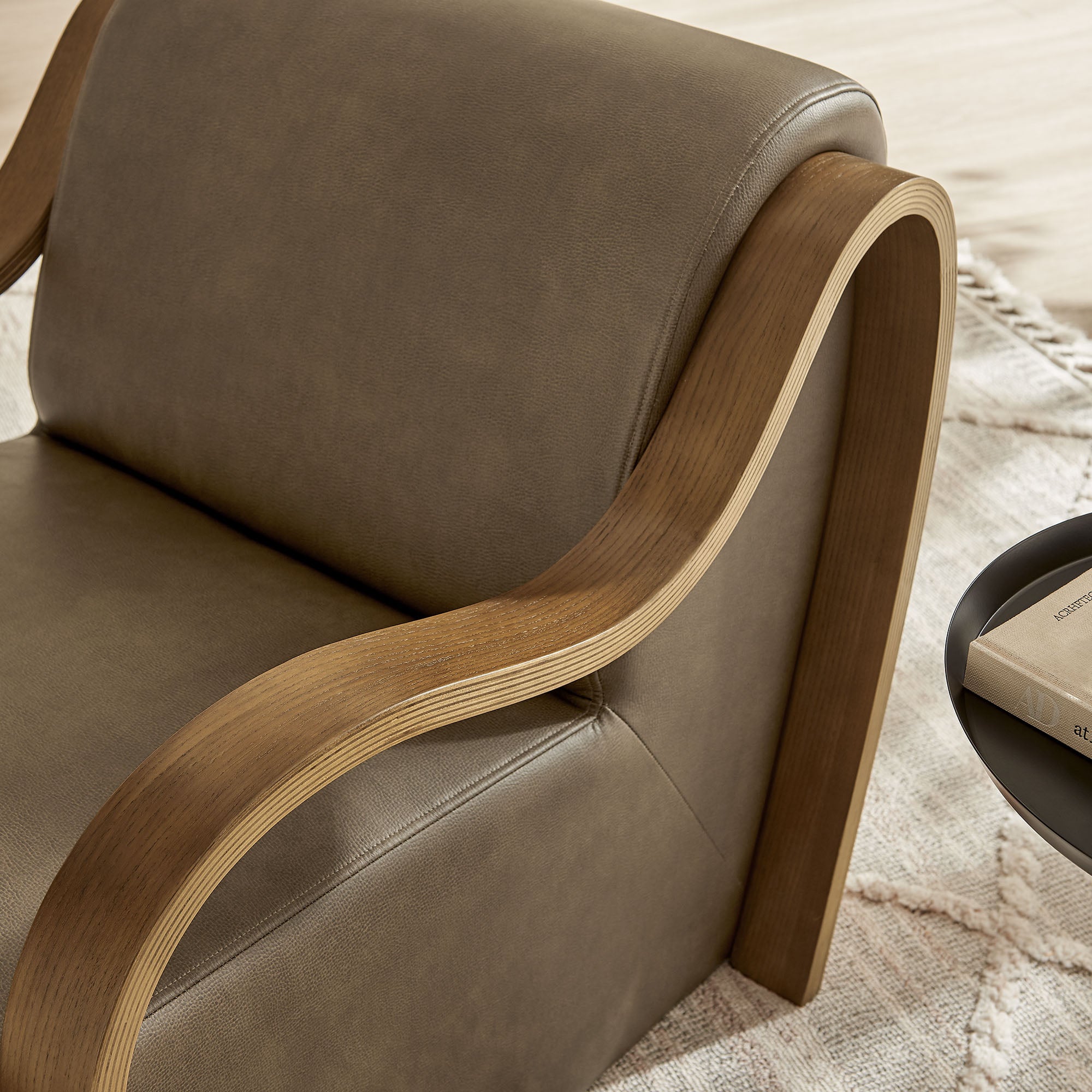Modway EEI-7491 Atrium Vegan Leather Accent Armchair