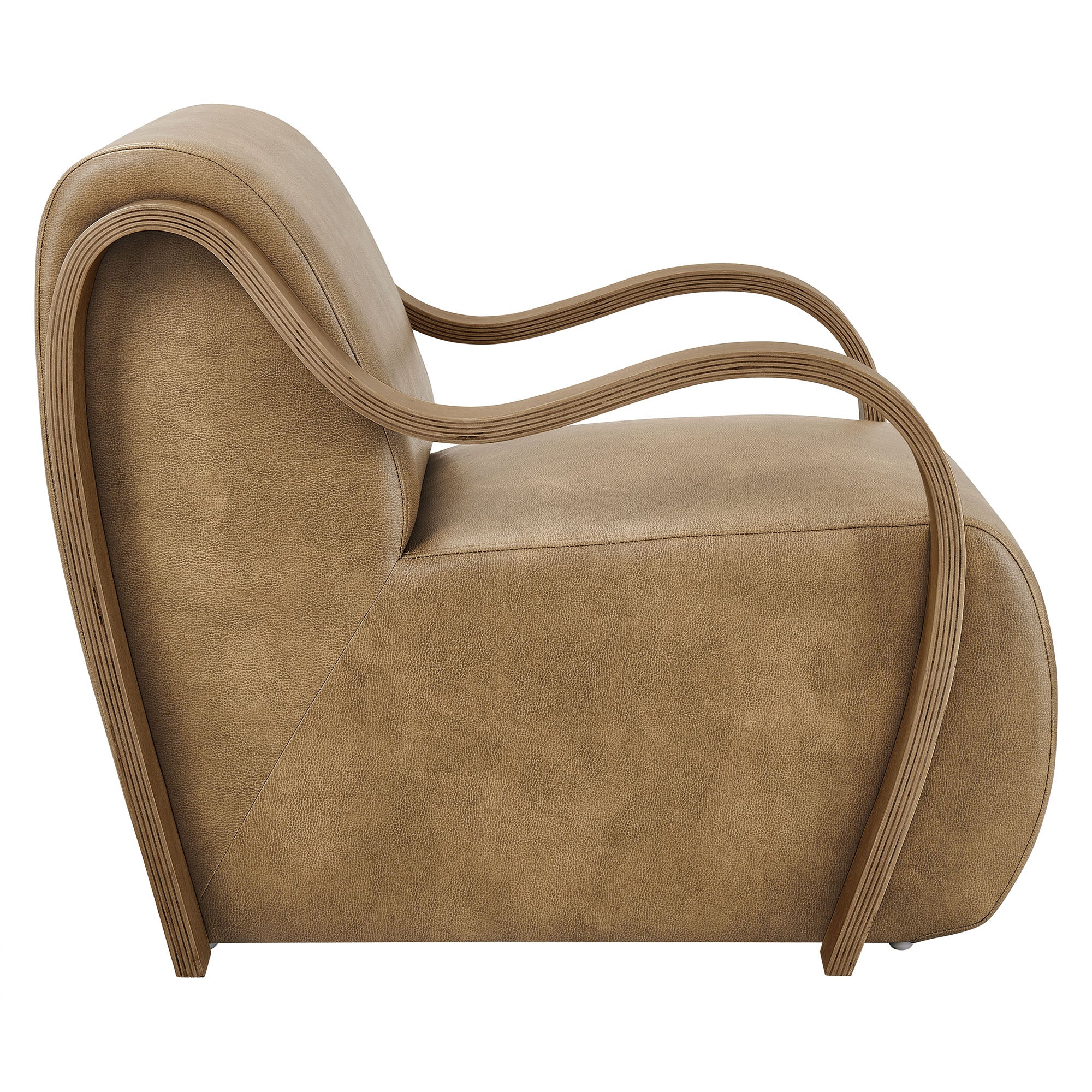 Modway EEI-7491 Atrium Vegan Leather Accent Armchair
