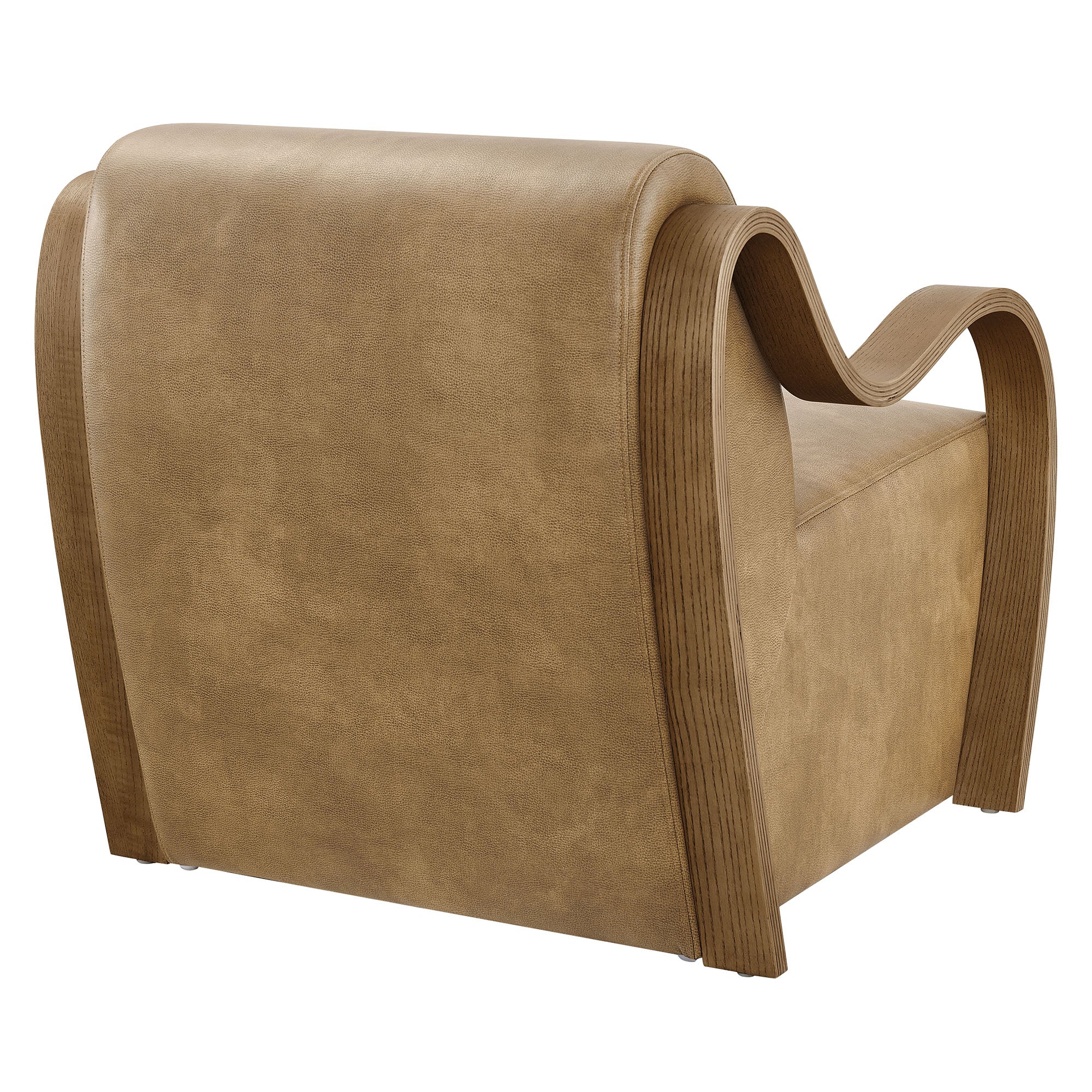 Modway Atrium Vegan Leather Accent Armchair