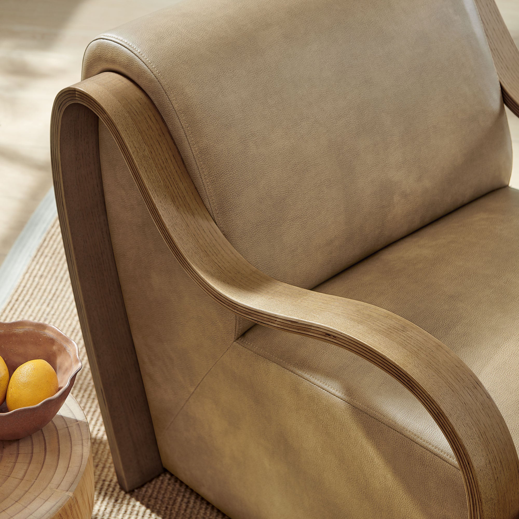 Modway EEI-7491 Atrium Vegan Leather Accent Armchair