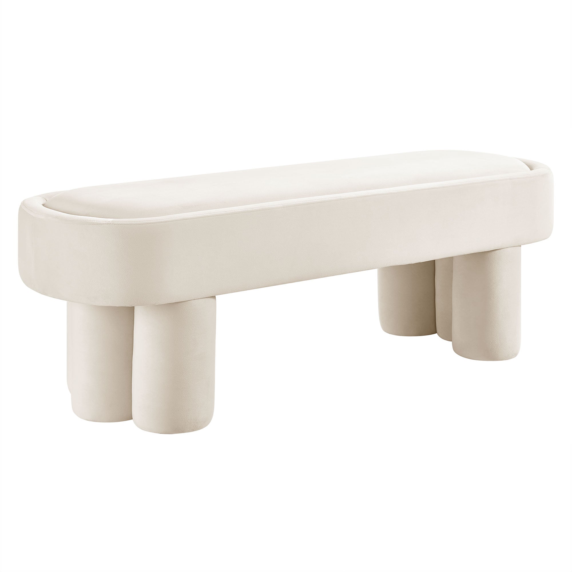 Modway EEI-7492 Mossi Oval Performance Velvet Accent Bench