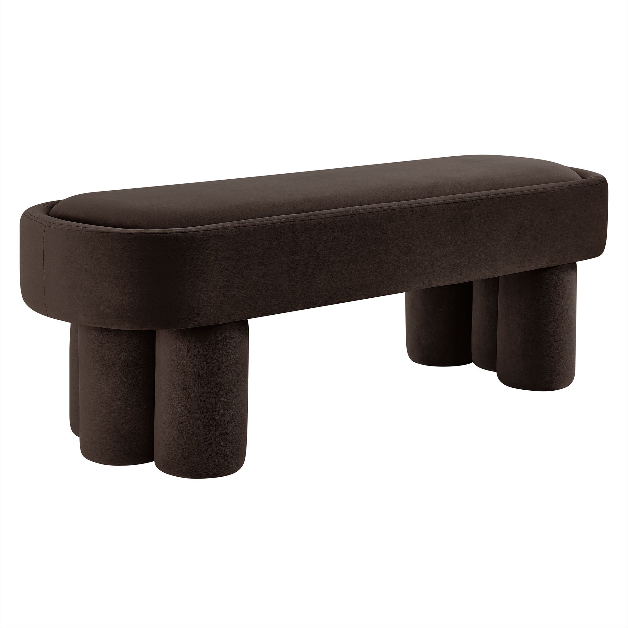 Modway EEI-7492 Mossi Oval Performance Velvet Accent Bench
