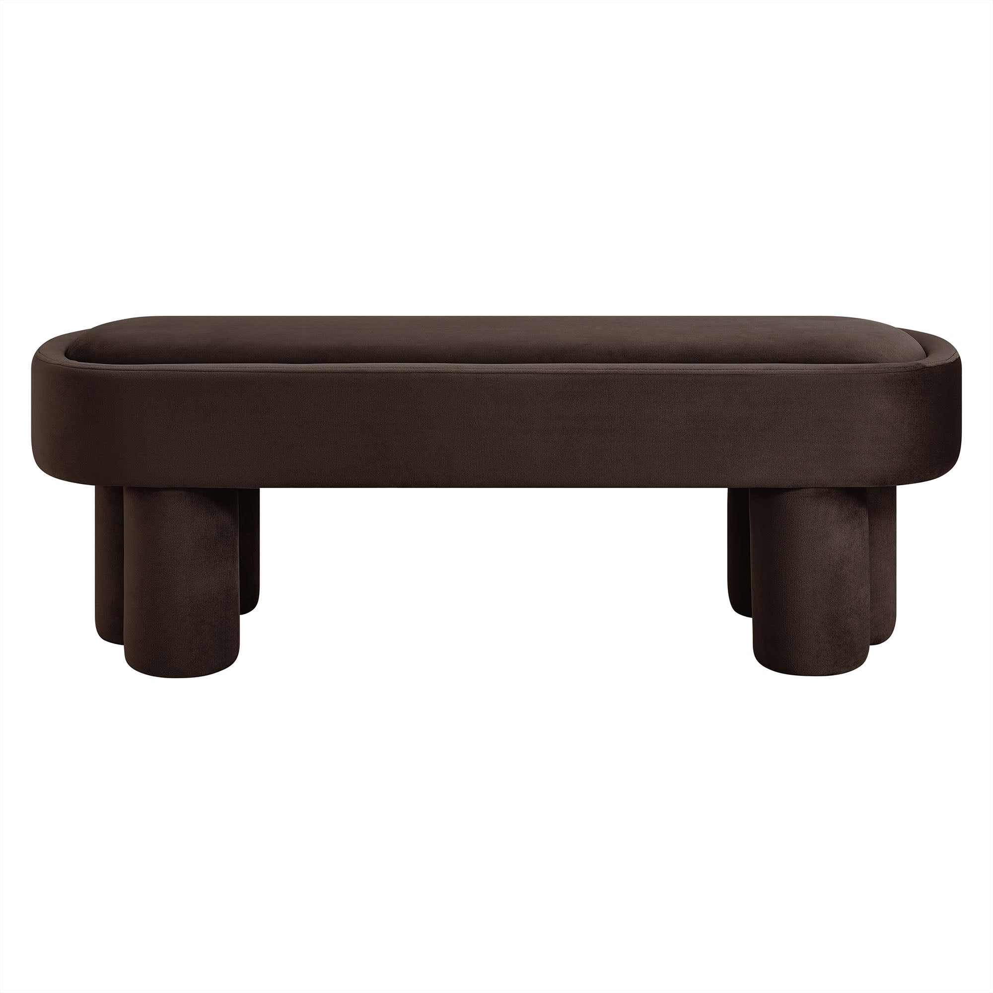 Modway EEI-7492 Mossi Oval Performance Velvet Accent Bench