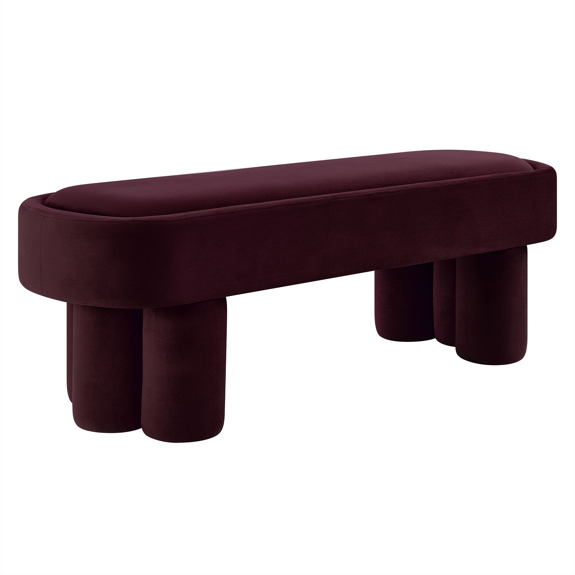Modway EEI-7492 Mossi Oval Performance Velvet Accent Bench