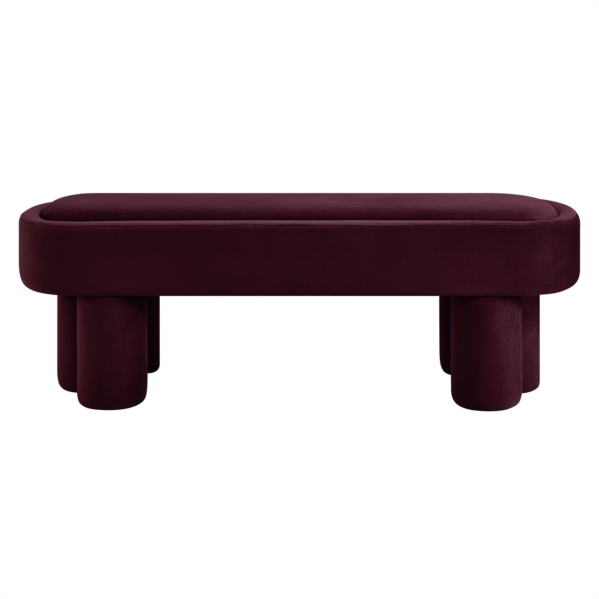 Modway EEI-7492 Mossi Oval Performance Velvet Accent Bench