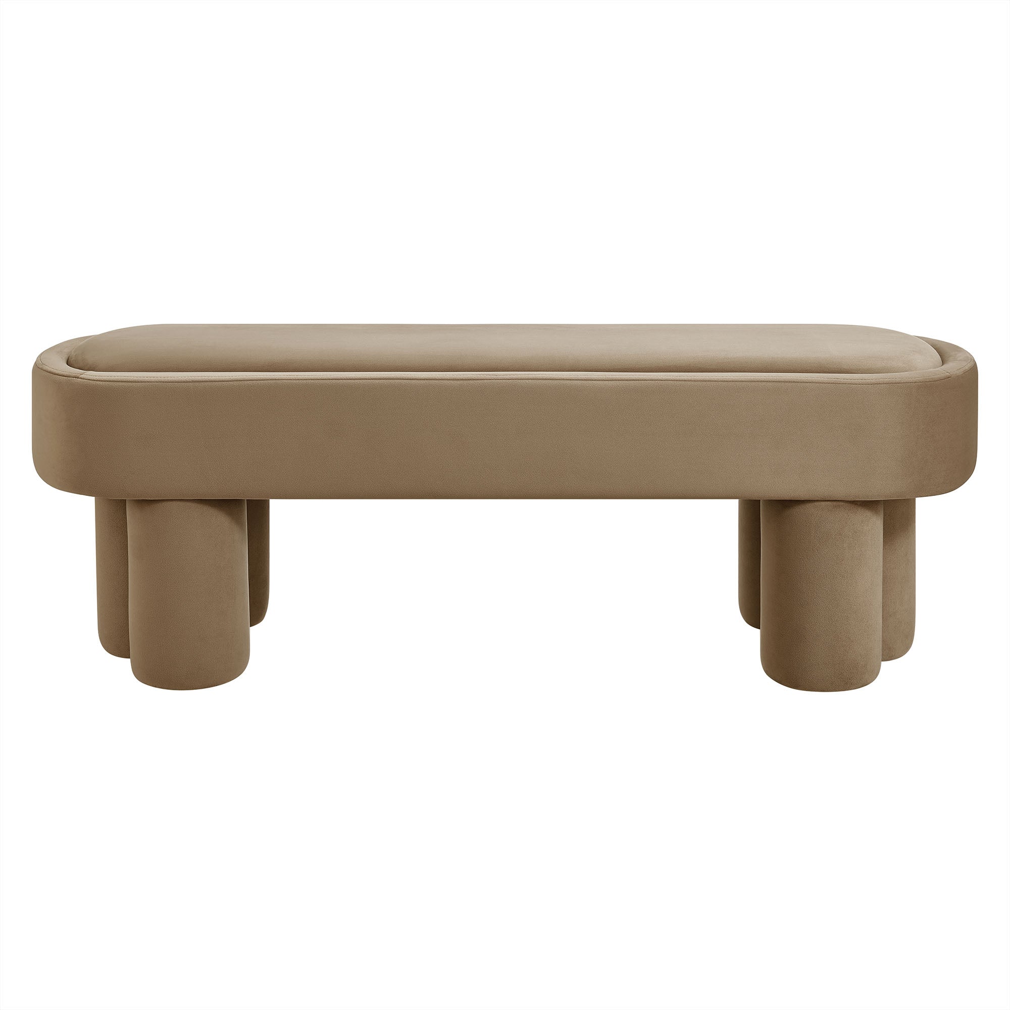 Modway EEI-7492 Mossi Oval Performance Velvet Accent Bench